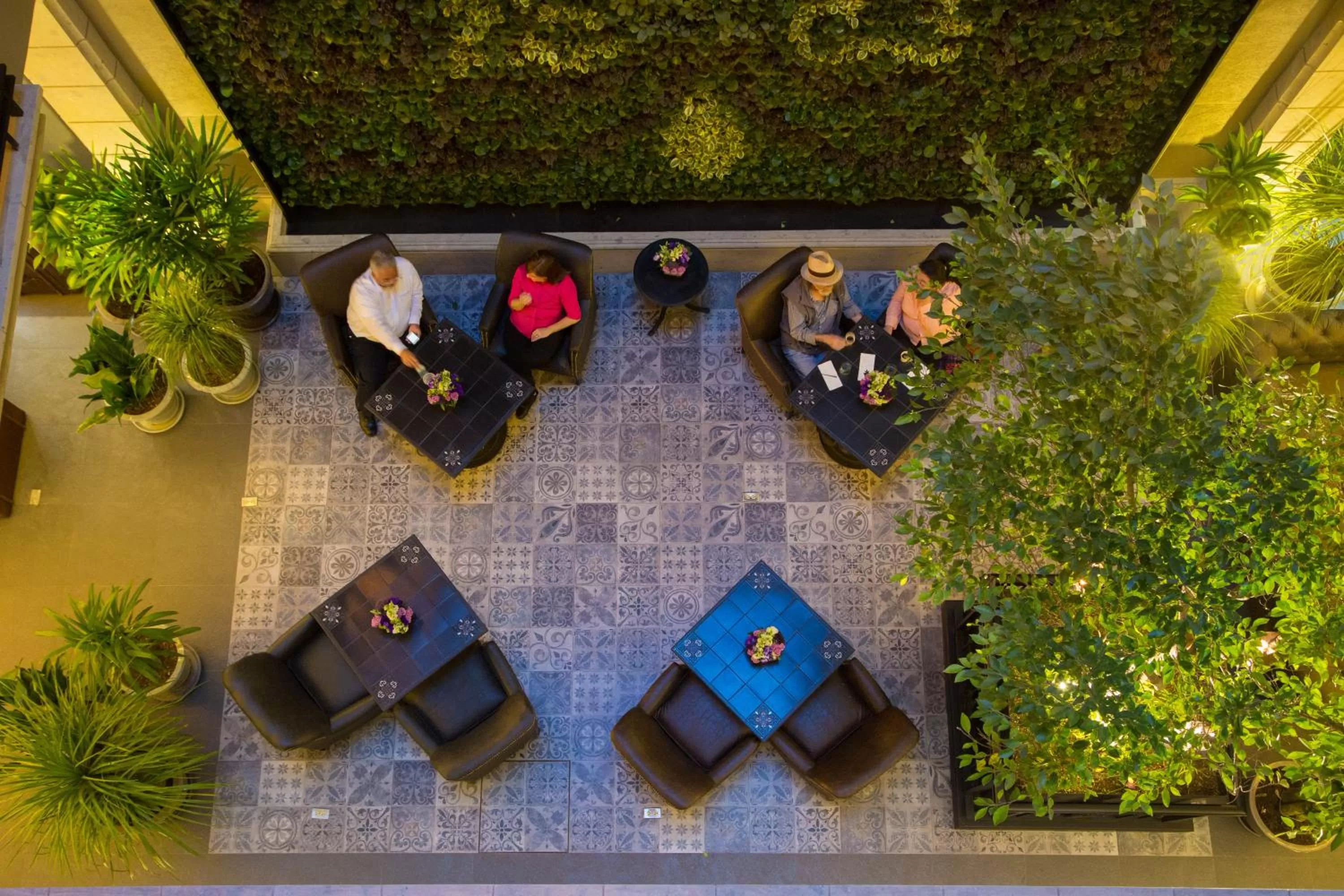 Patio in Historico Central Hotel
