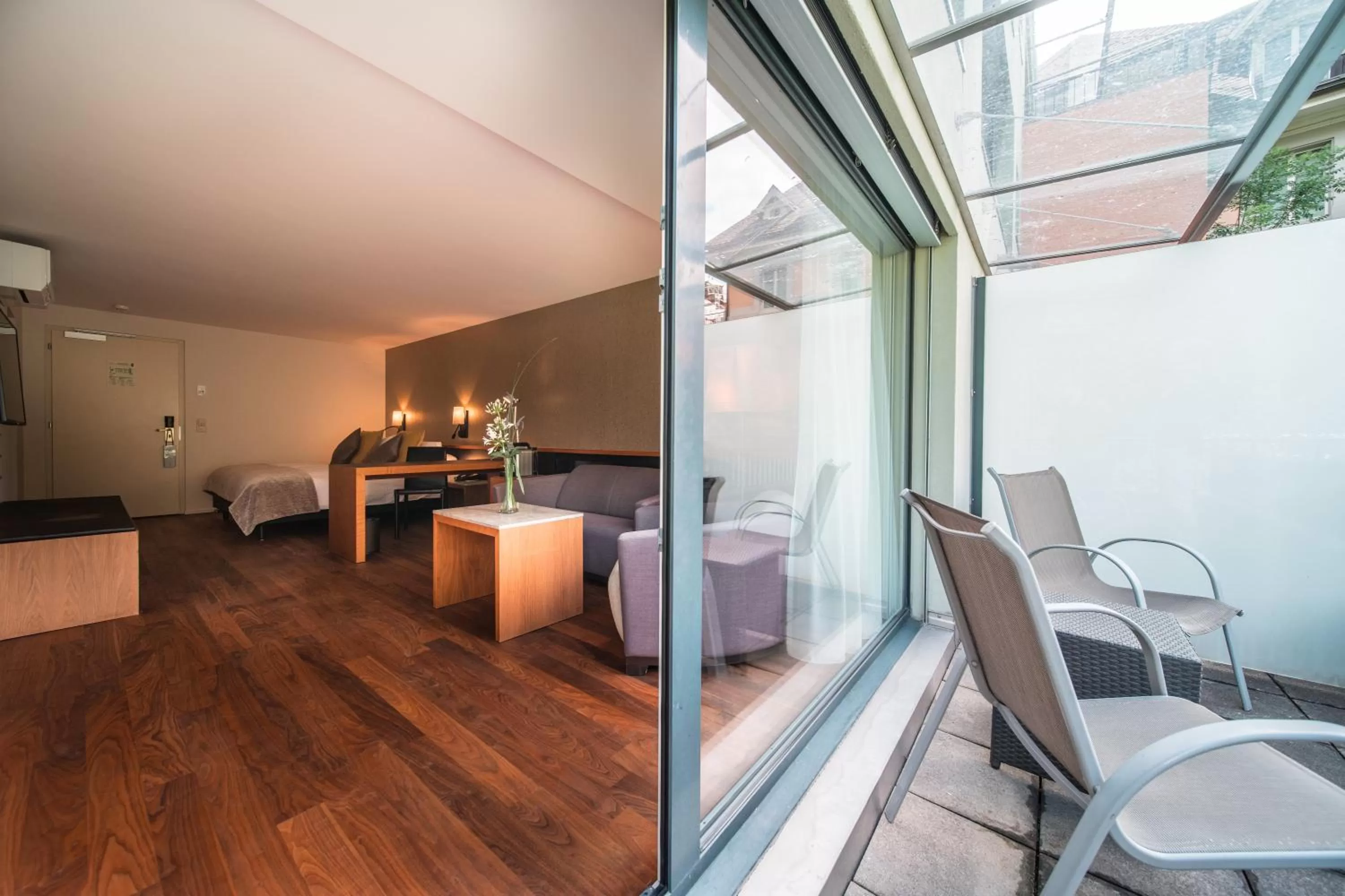 Balcony/Terrace in Royal St. Georges Hotel Interlaken - MGallery Collection