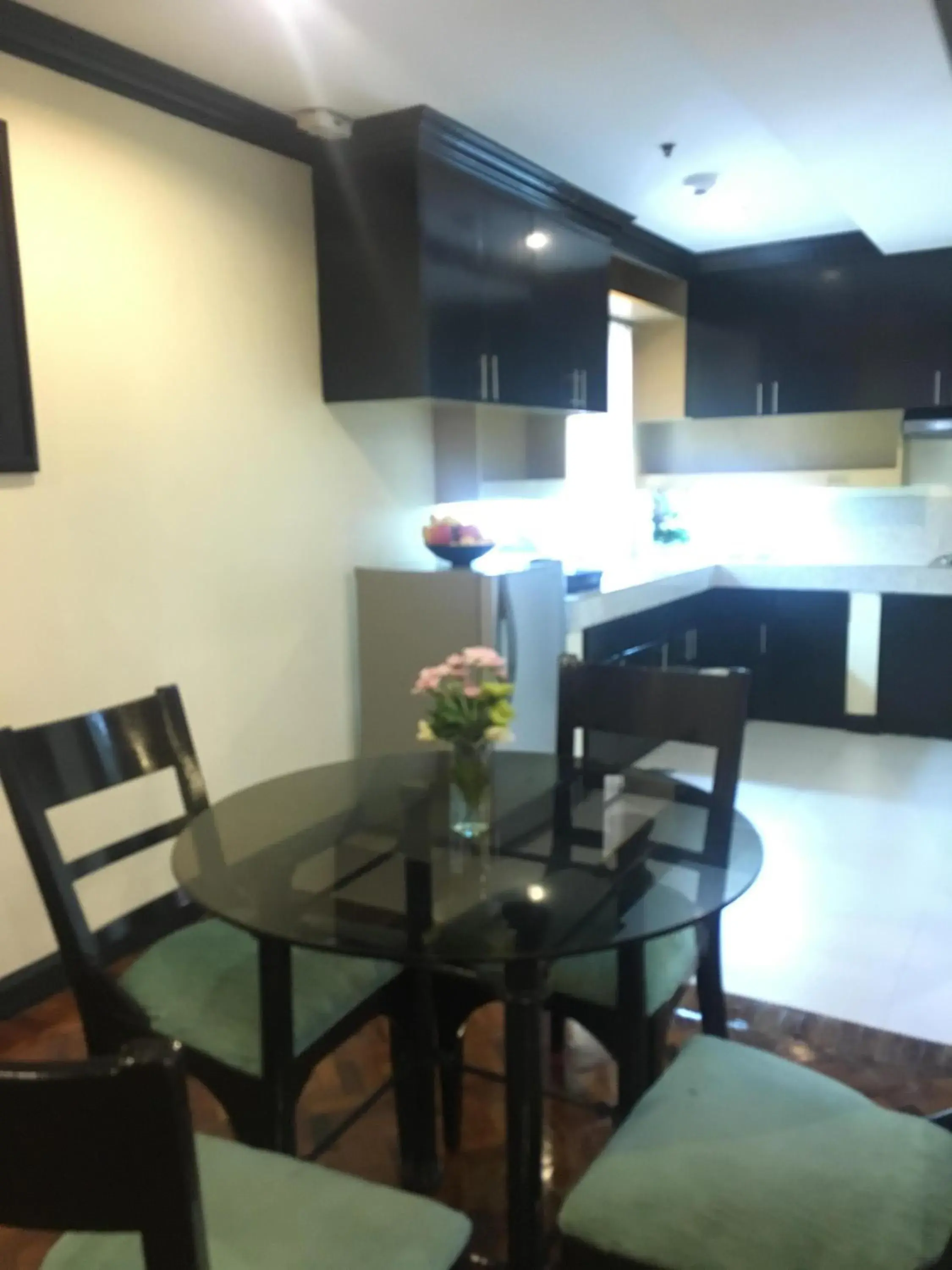 Dining Area in Lourdes Suites