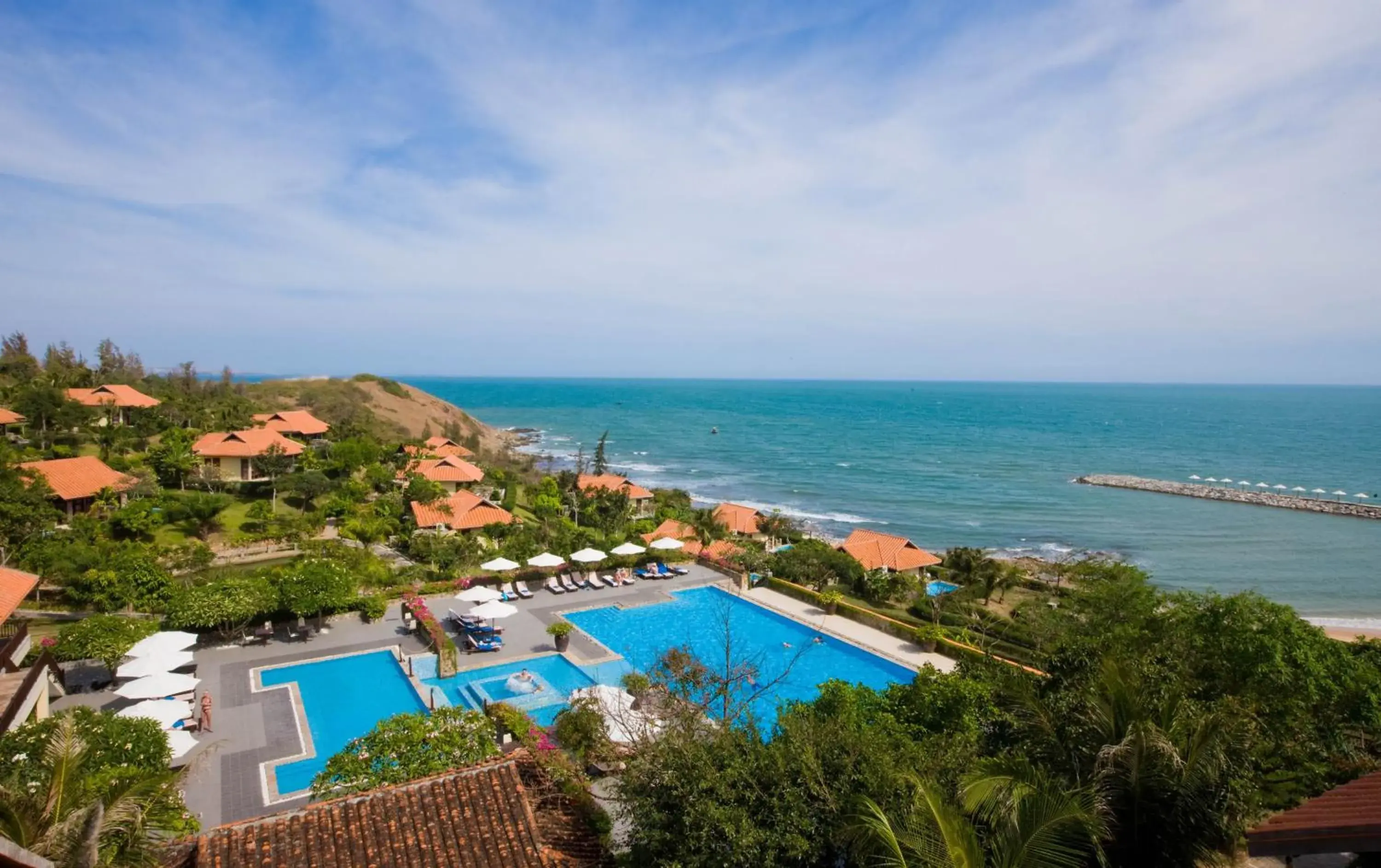 Bird's eye view, Pool View in Romana Resort & Spa