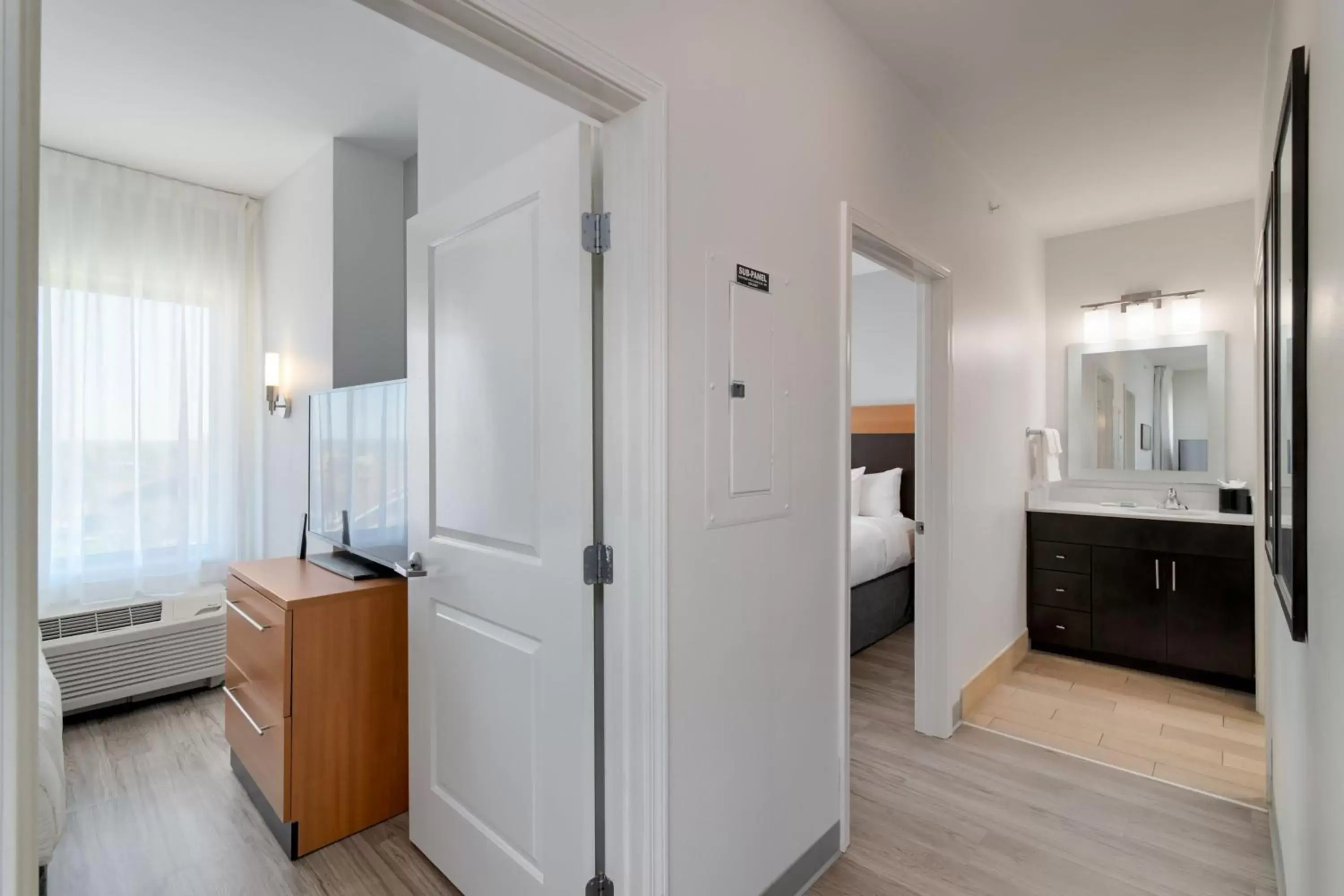 Bedroom, Bathroom in TownePlace Suites by Marriott Dallas McKinney