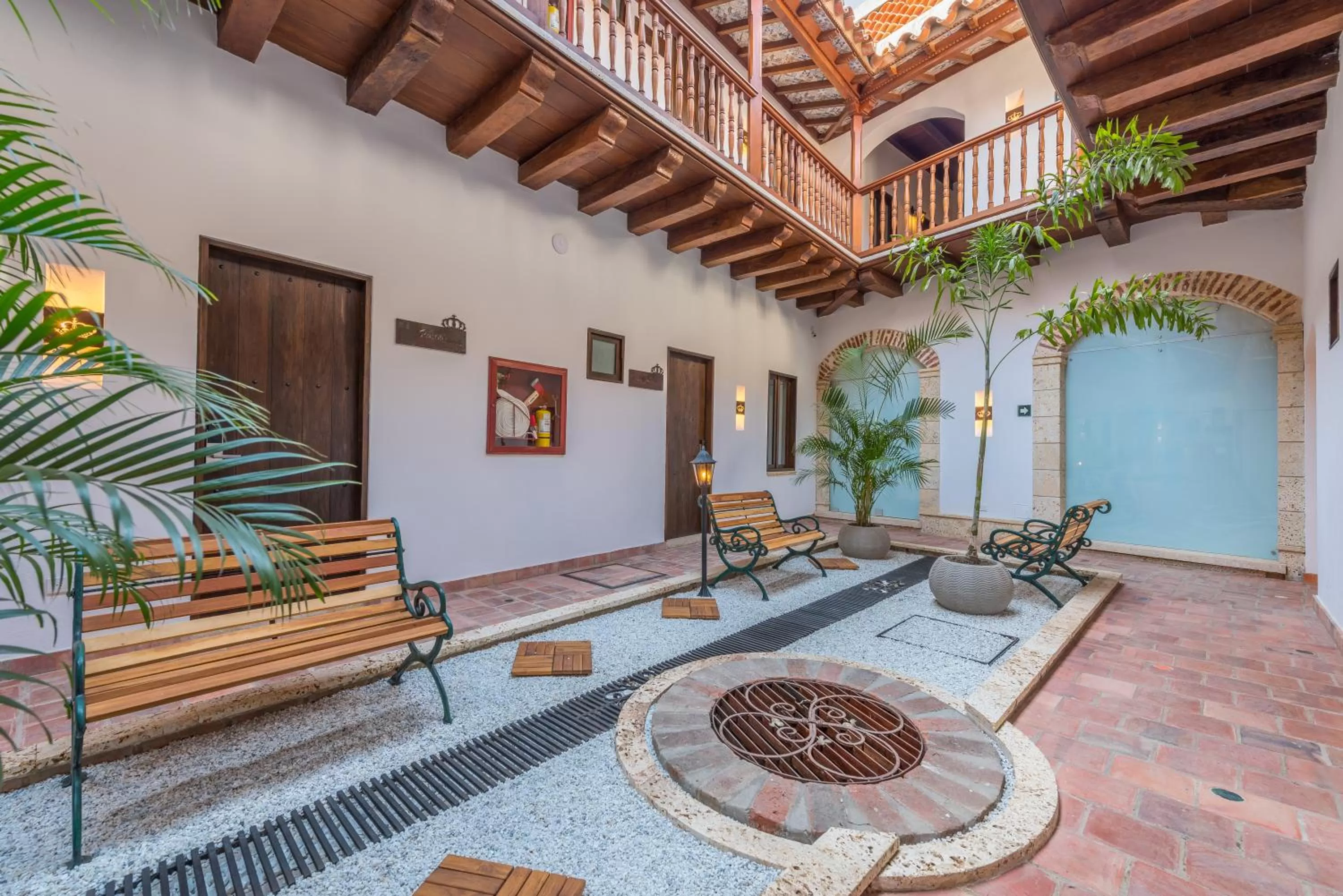 Patio in Getsemani Cartagena Hotel