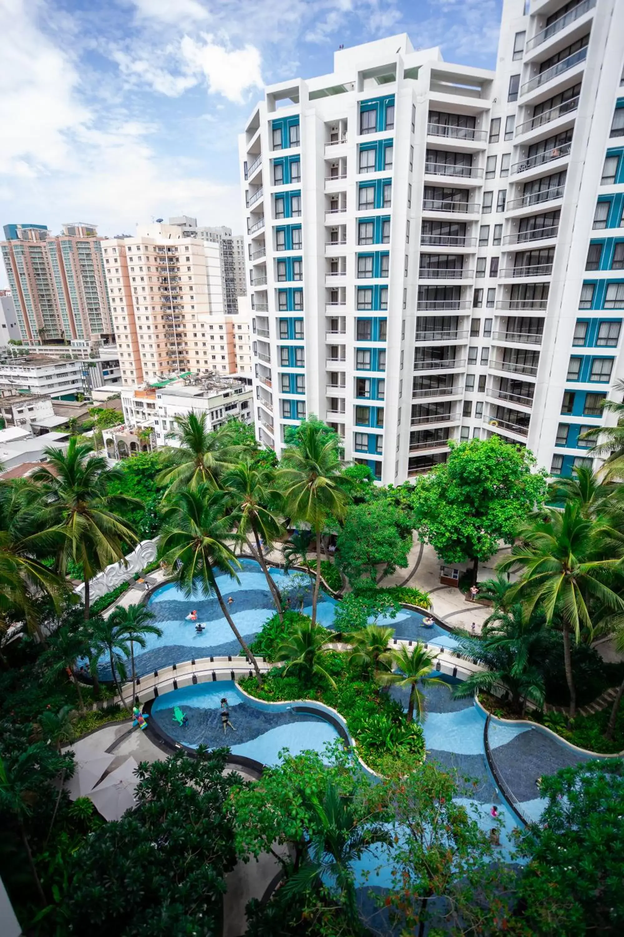 Pool view in Chatrium Sathon Bangkok Pool view in Chatrium Sathon Bangkok