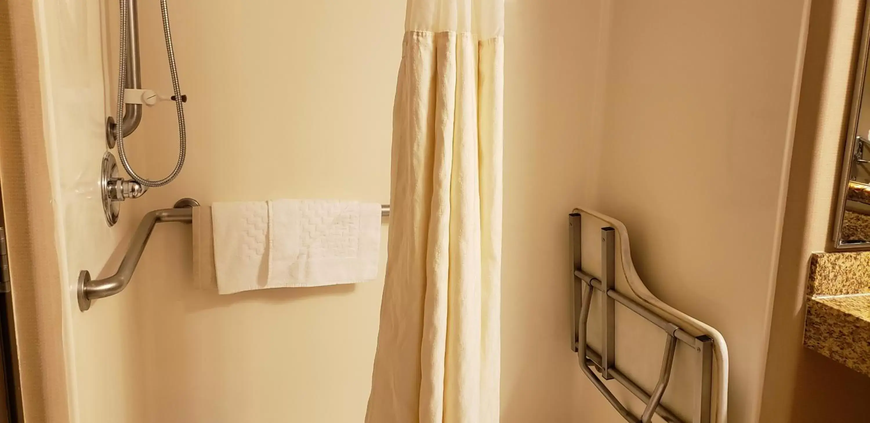 Shower, Bathroom in Best Western Plus Main Street Inn