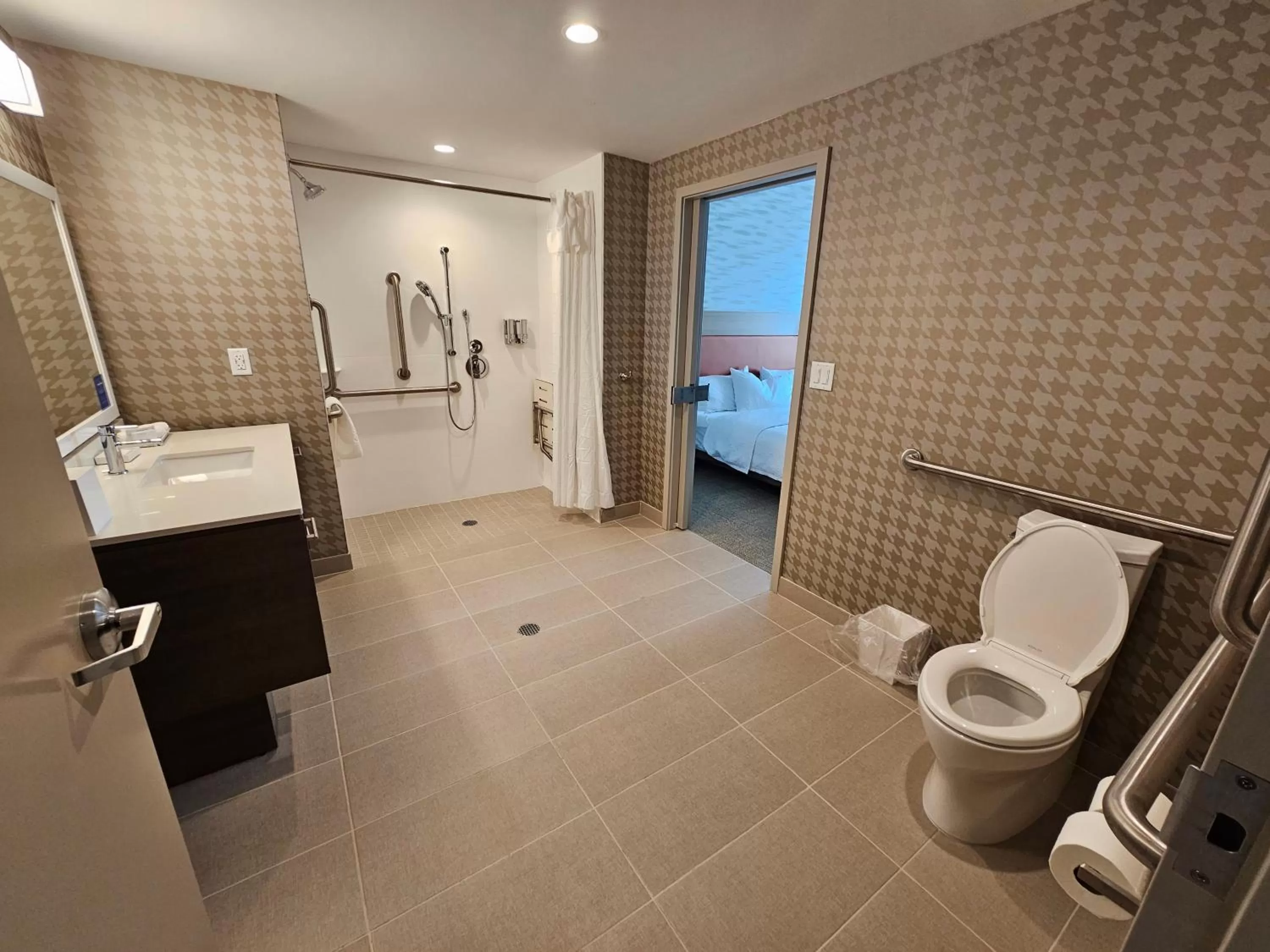 Shower in Home2 Suites By Hilton Allentown Bethlehem Airport