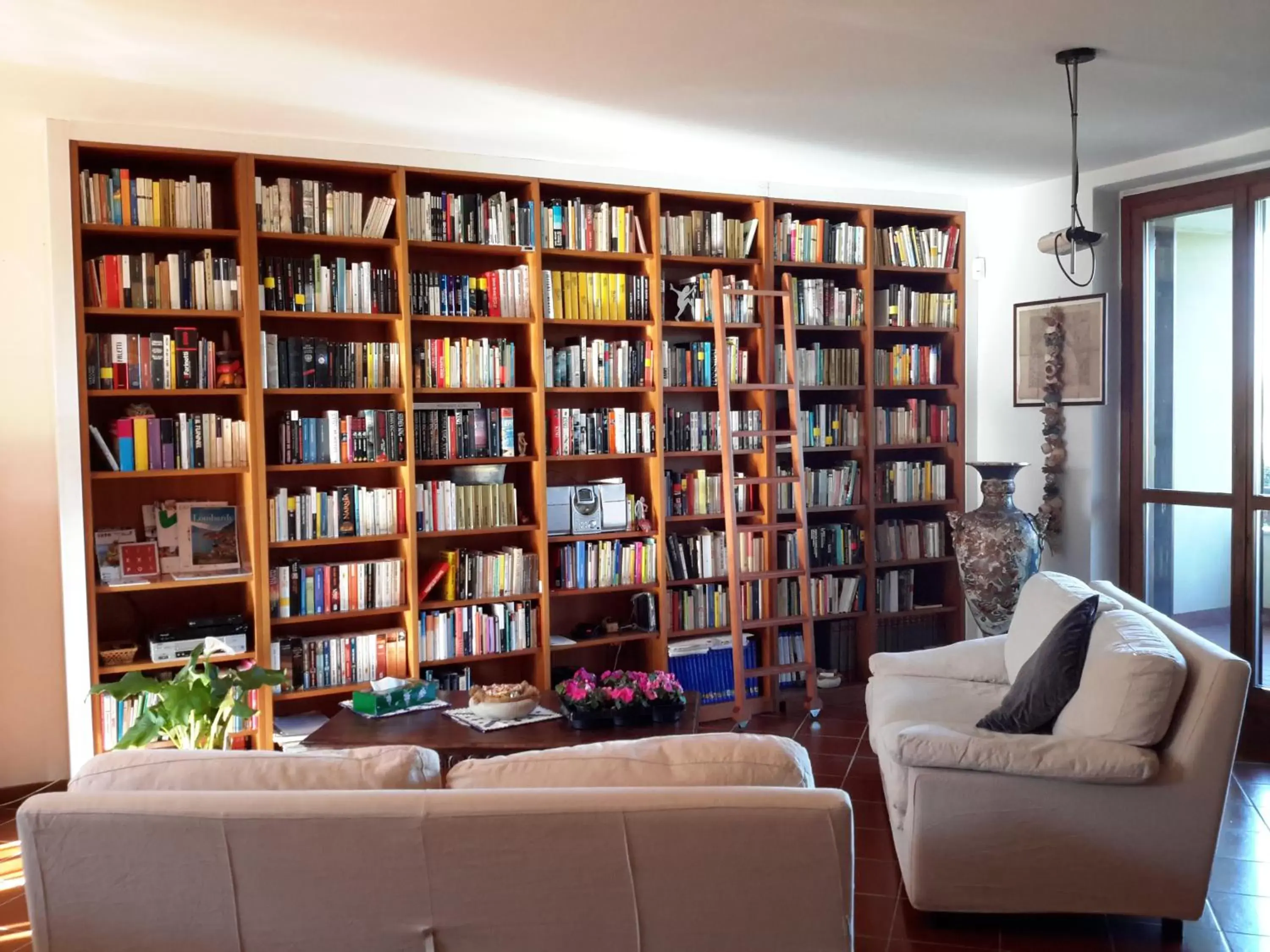 Communal lounge/ TV room, Library in B&B Il Glicine di Basiglio