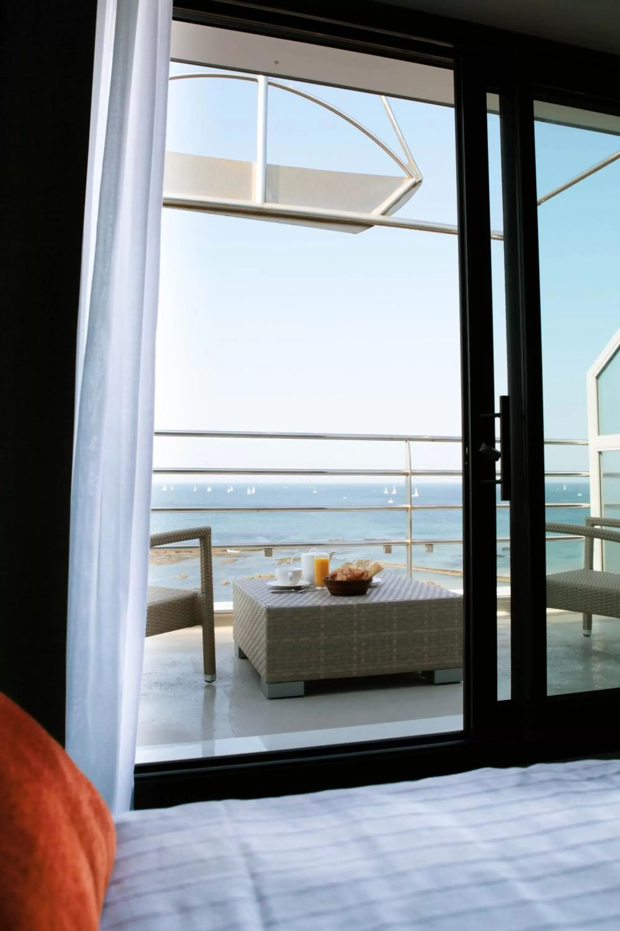 Balcony/Terrace in Atlantic Hôtel & Spa