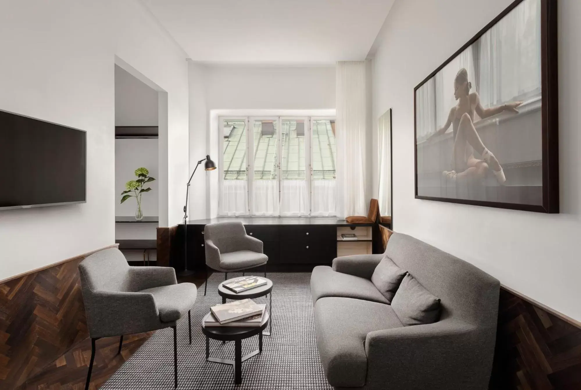 Living room, Seating Area in Miss Clara by Nobis, Stockholm, a Member of Design Hotels™