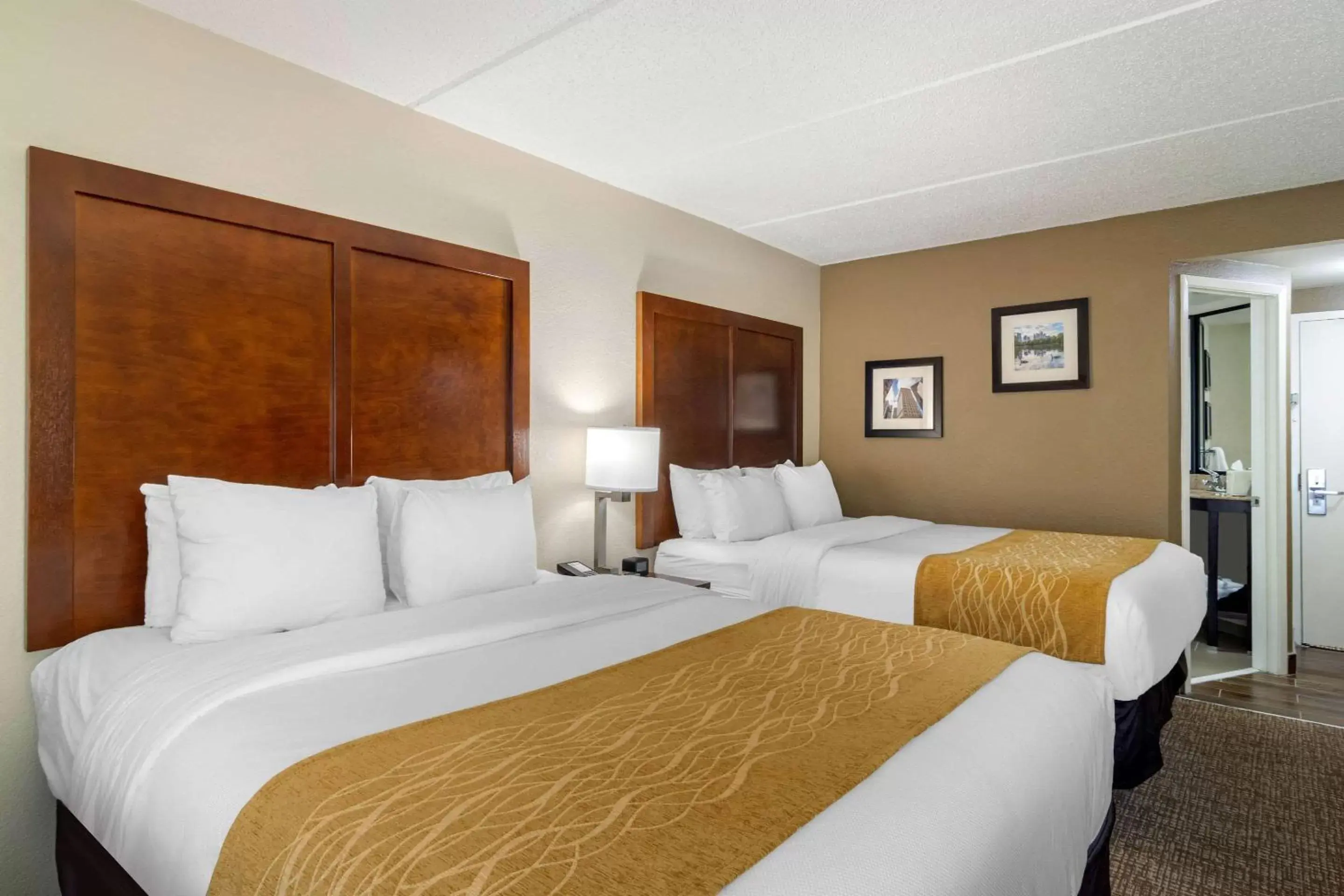 Photo of the whole room, Bed in Comfort Inn Atlanta Airport