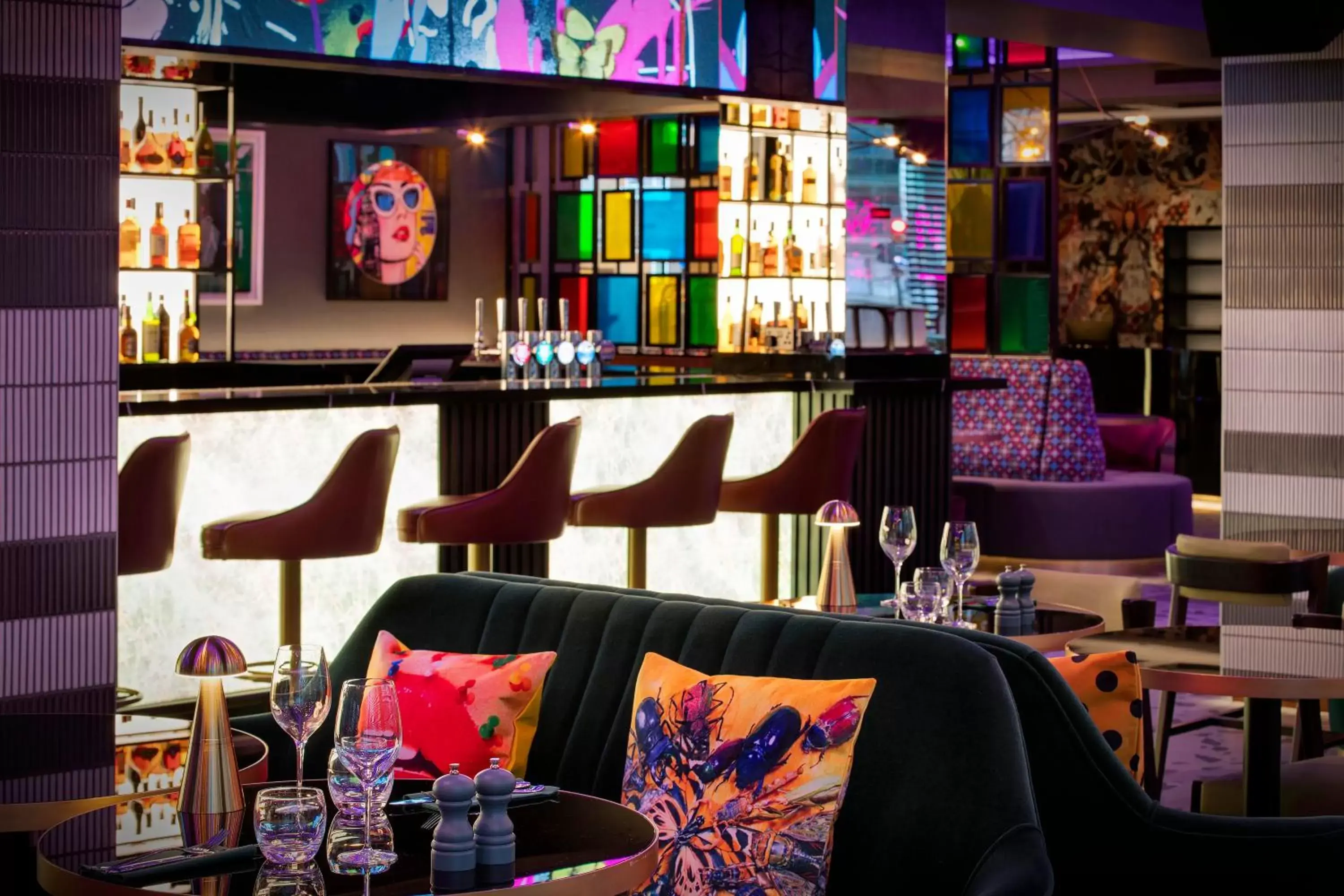 Lounge or bar, Restaurant/Places to Eat in NYX Hotel London Holborn by Leonardo Hotels