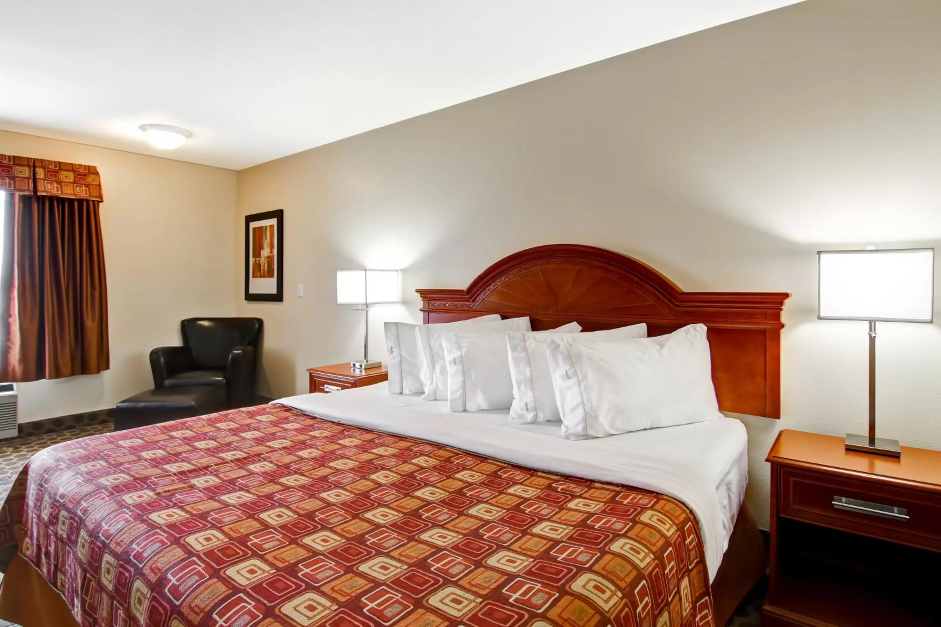 Bed in Canalta Rocky Mountain House