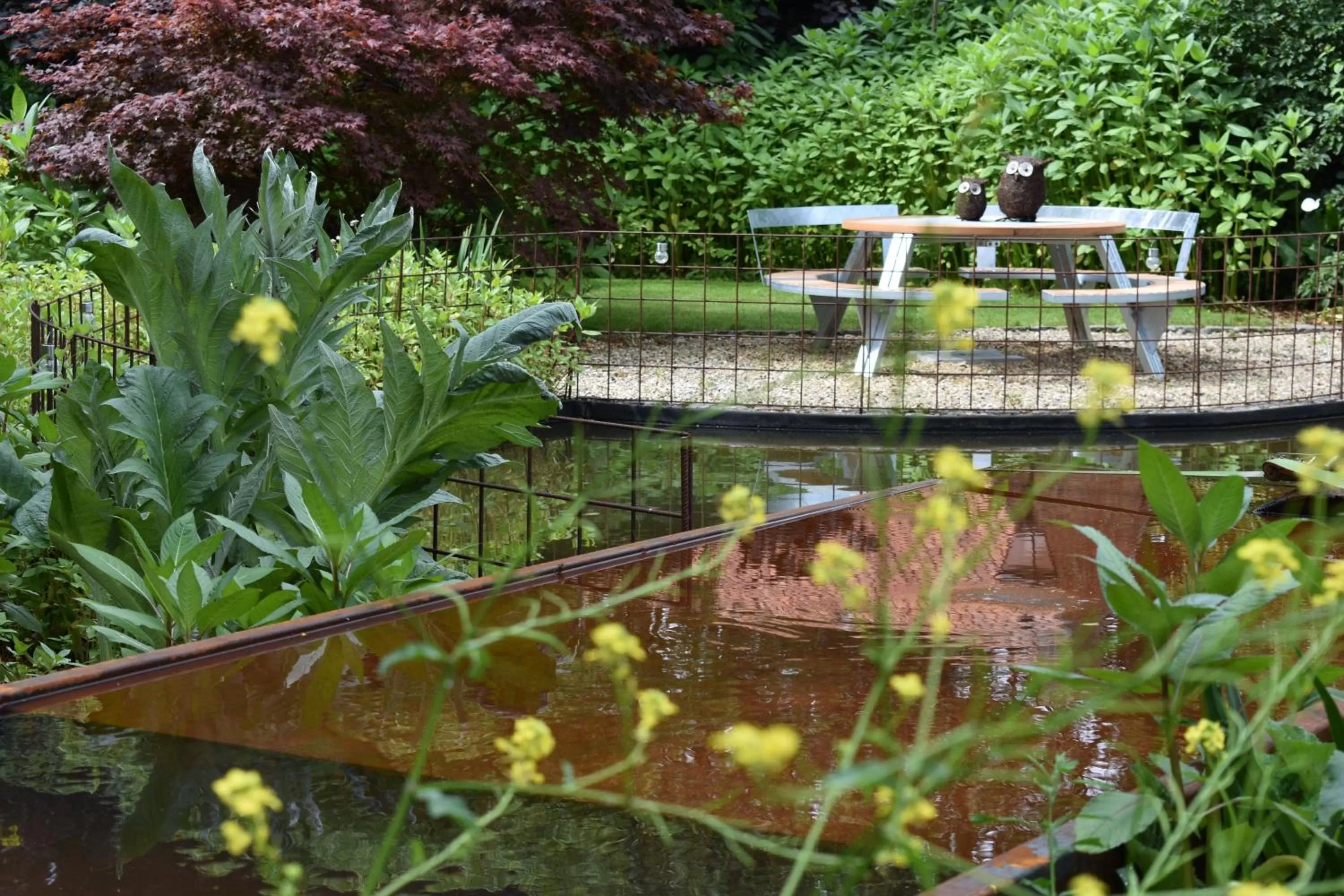 Garden in B&B Pastorie van Merkem