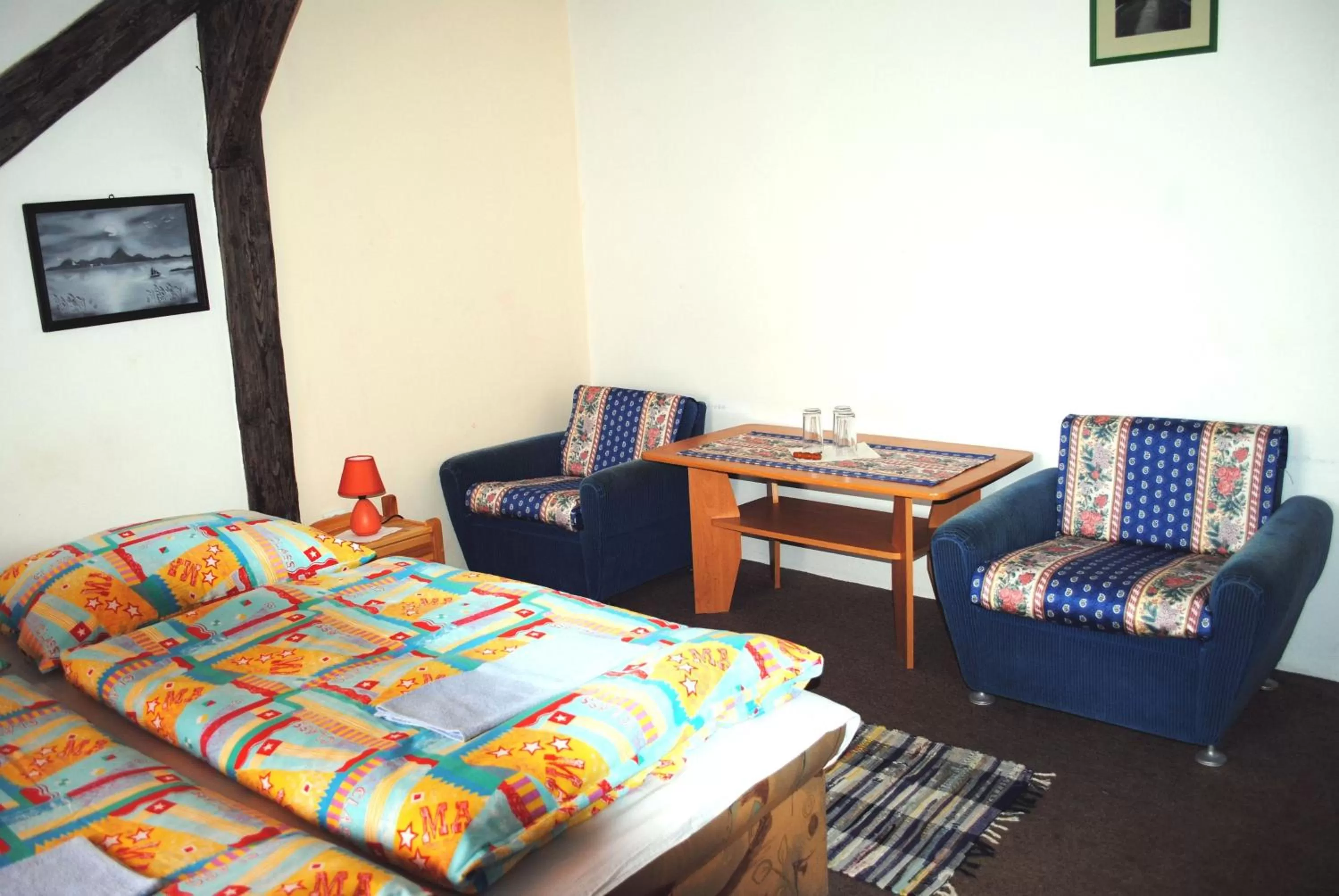 Photo of the whole room, Bed in Penzión Slávia