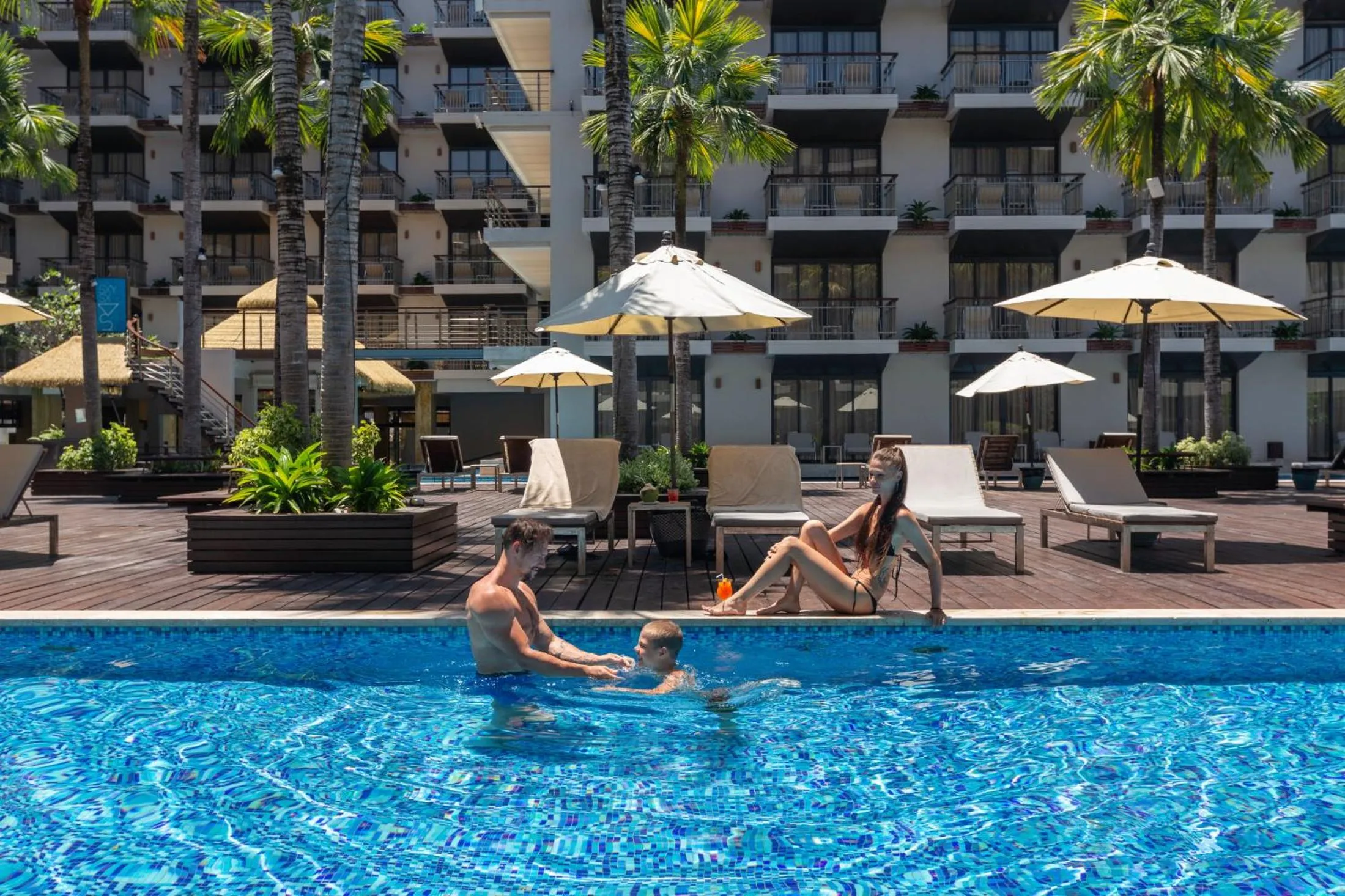 Swimming pool in Baan Laimai Beach Resort & Spa - SHA Extra Plus