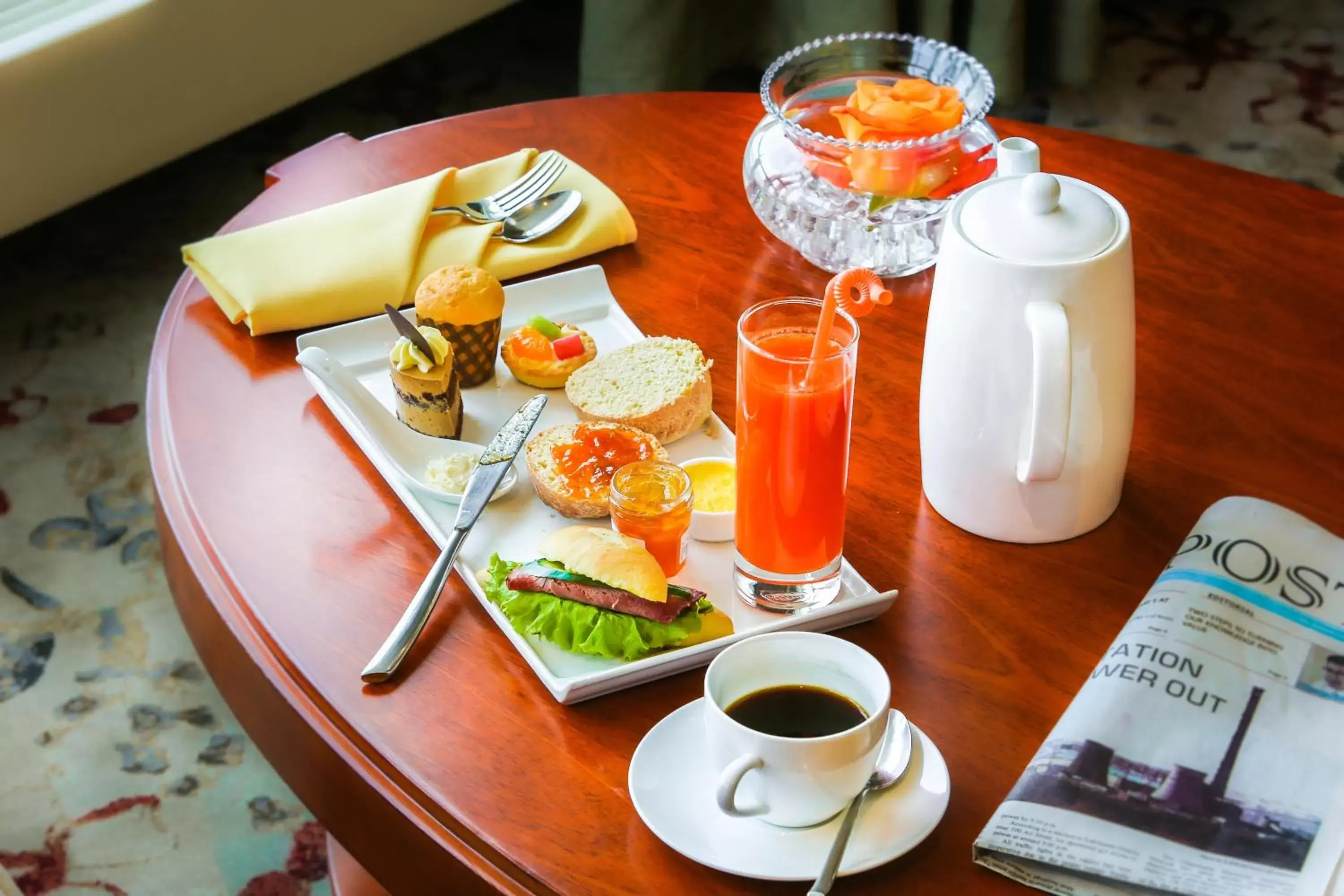Continental breakfast in Best Western Premier Tuushin Hotel