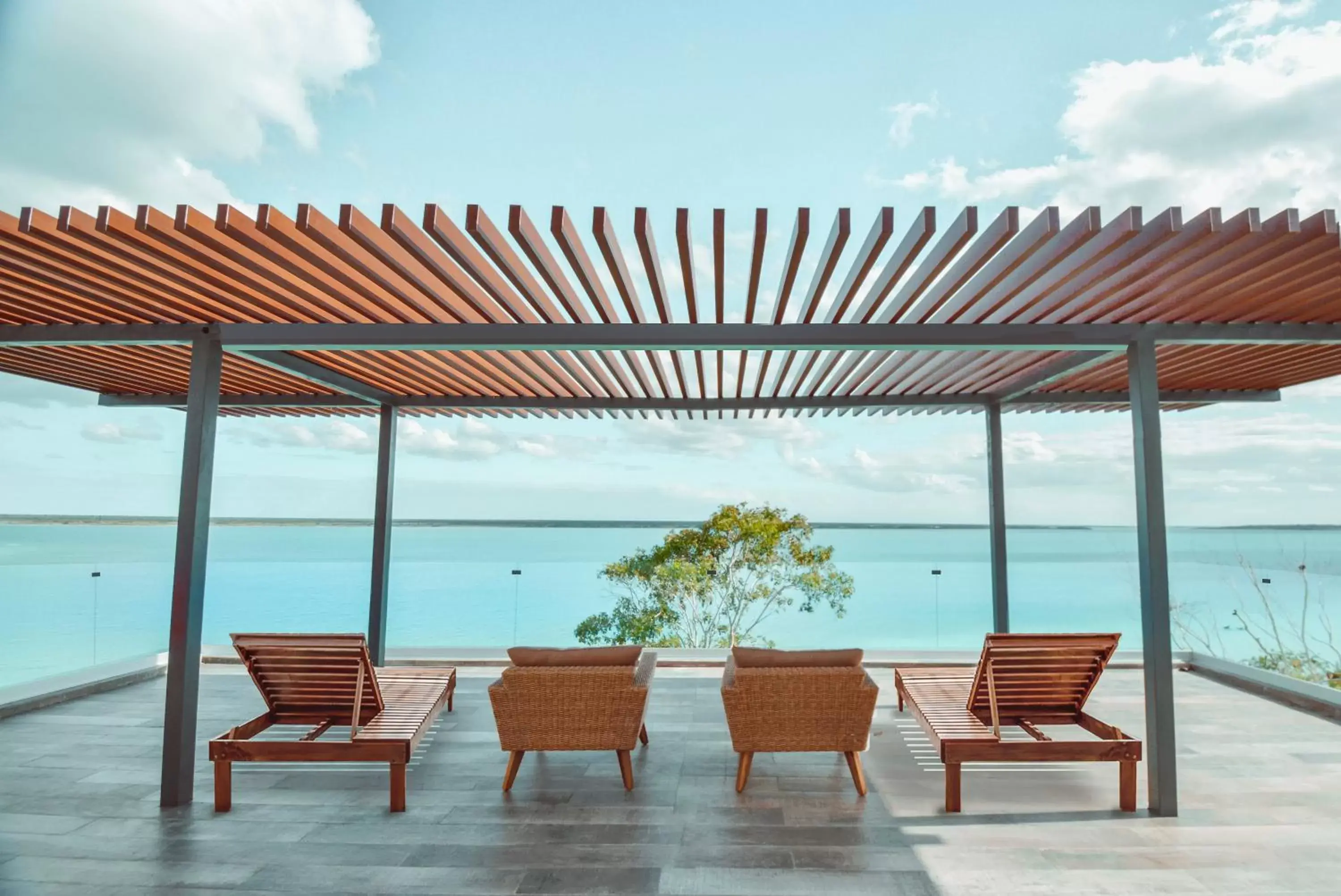 Balcony/Terrace in MBH Maya Bacalar Hotel Boutique