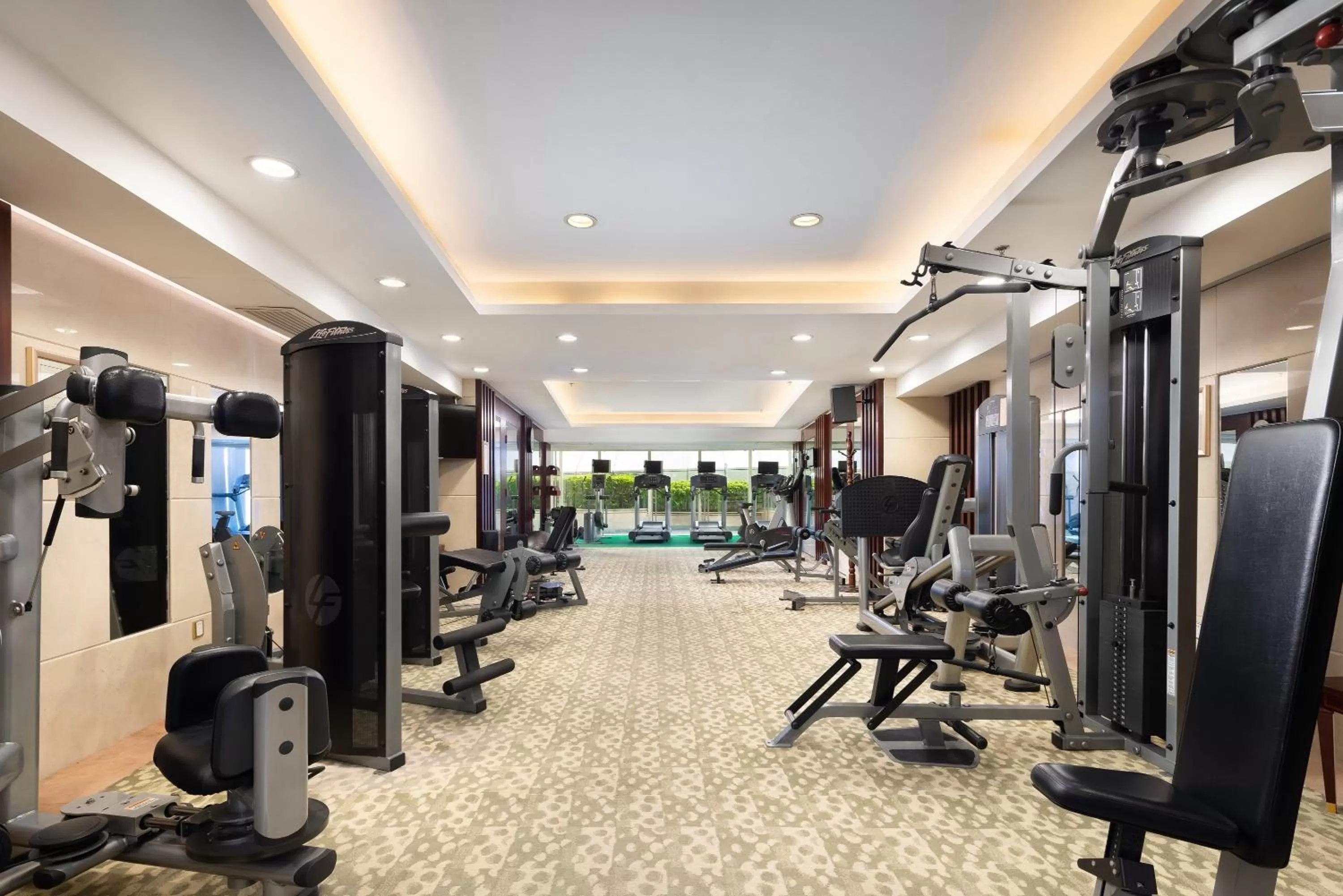 Fitness centre/facilities, Fitness Center/Facilities in Crowne Plaza Hotel & Suites Landmark Shenzhen, an IHG Hotel - Nearby Luohu Border, Indoor heated swimming pool, Receive RMB100 SPA coupon upon check-in
