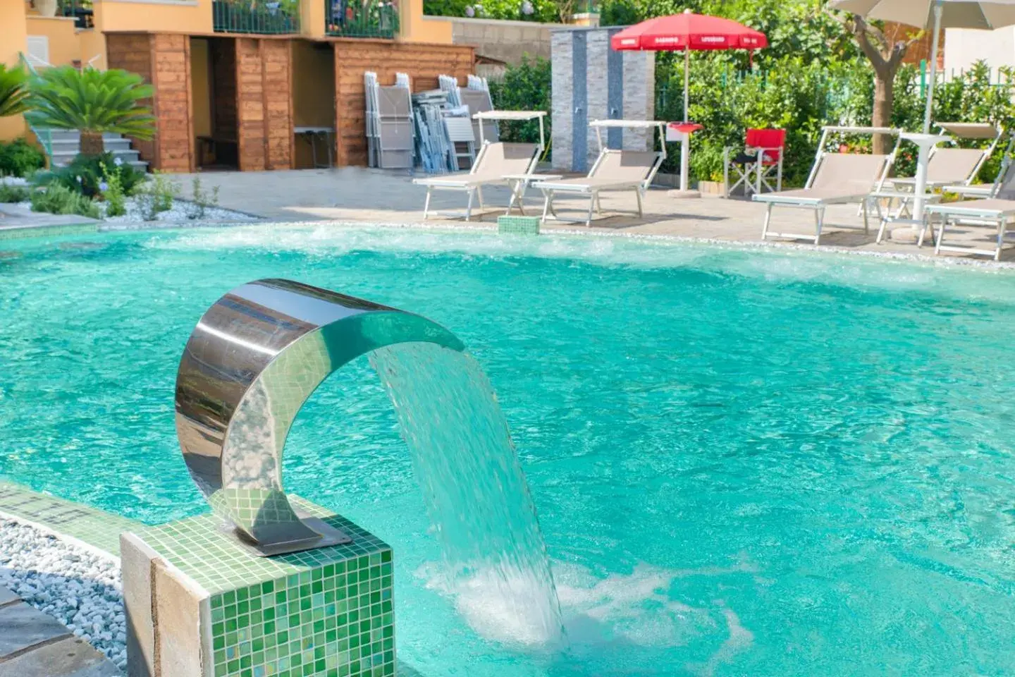 Decorative detail, Swimming Pool in Hotel Leone