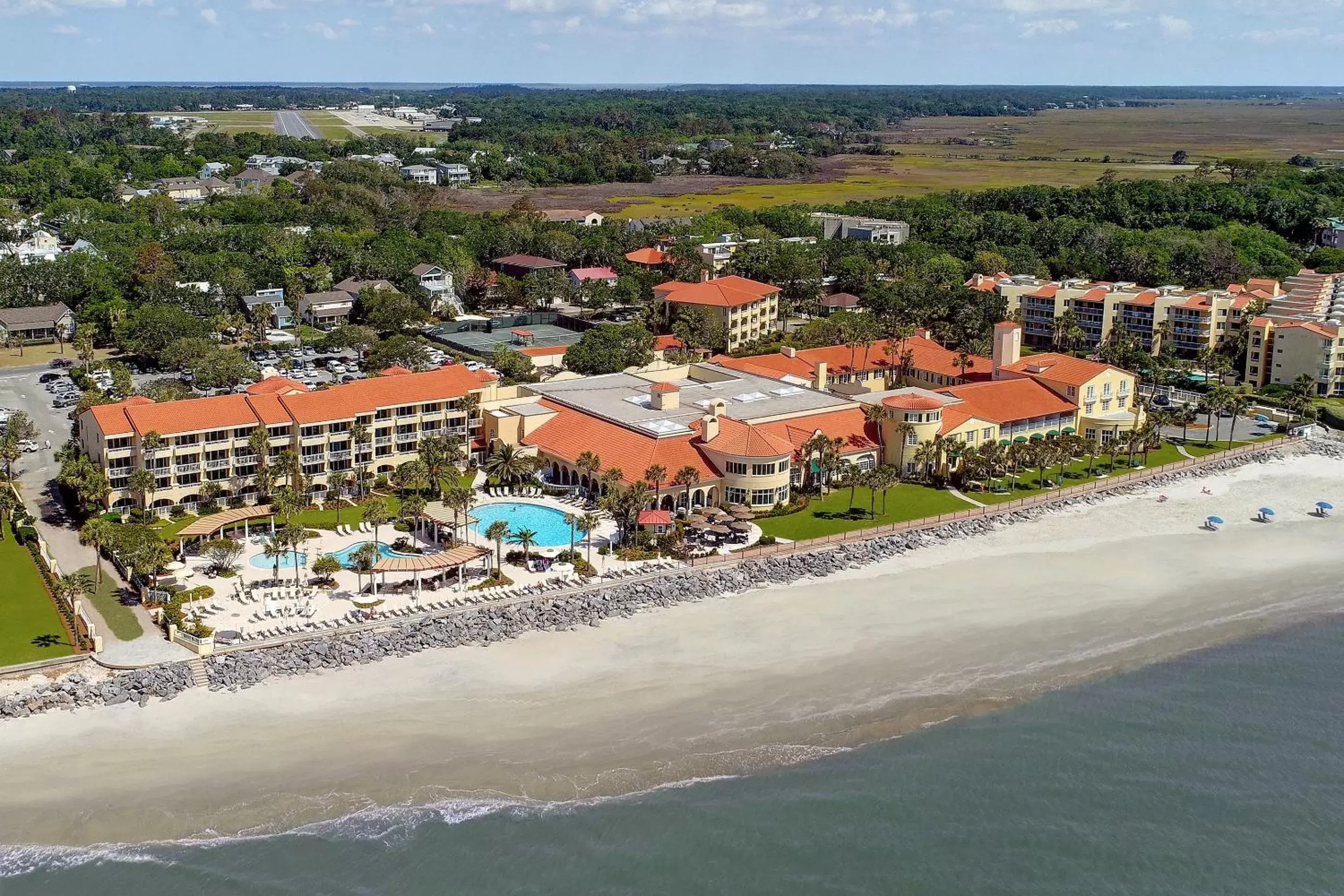 Property building, Bird's-eye View in The King and Prince Beach & Golf Resort