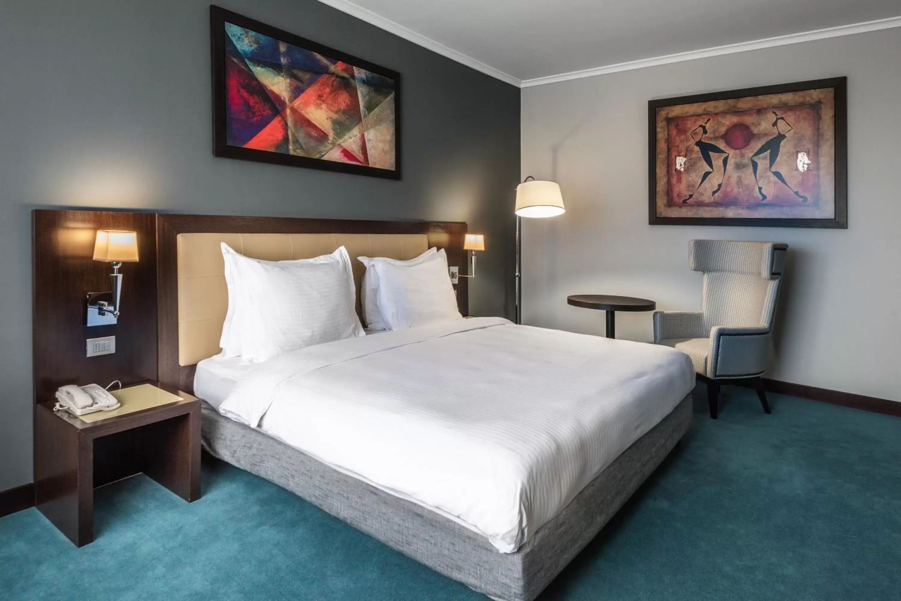Bed in Radisson Hotel Astana