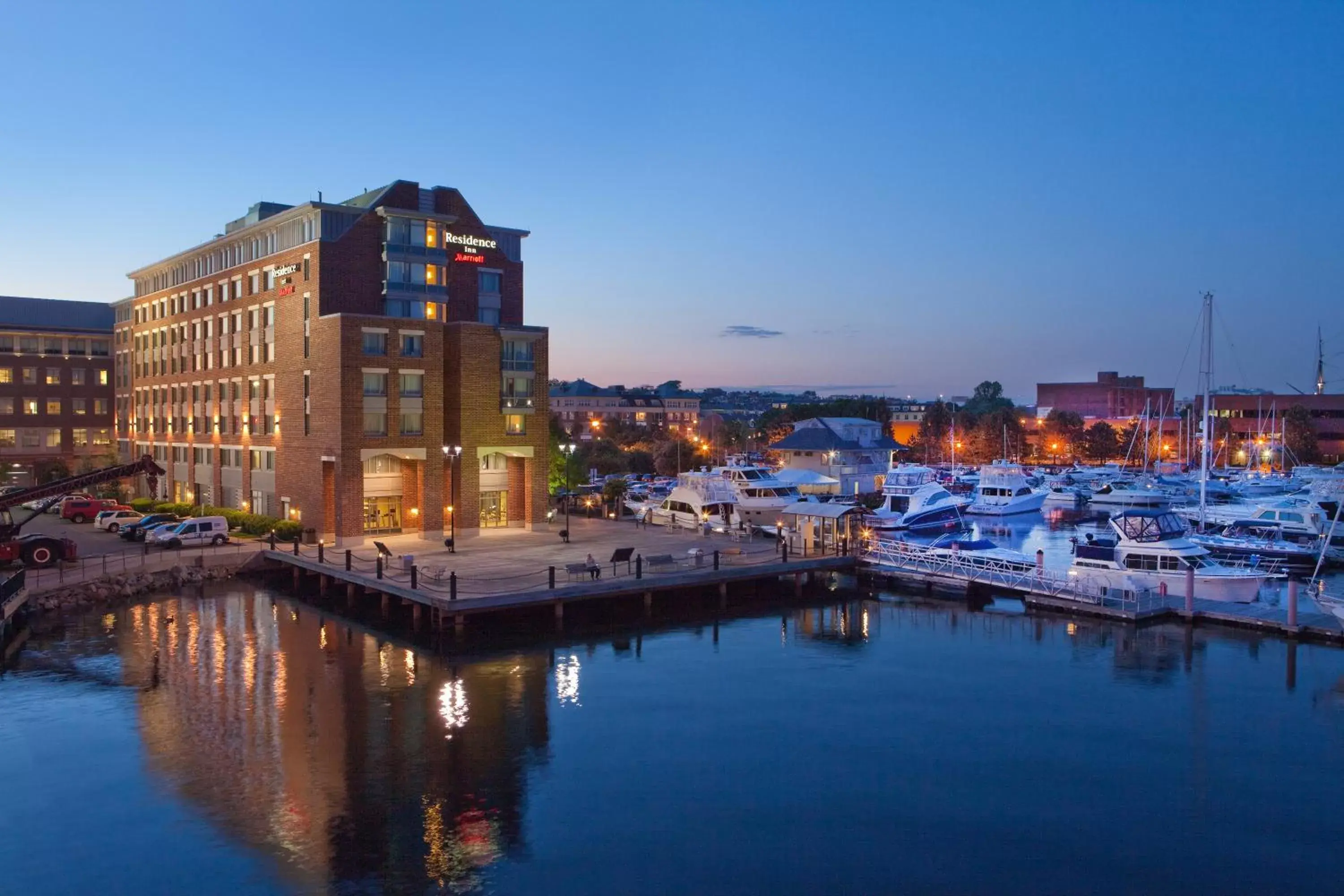 Property building in Residence Inn by Marriott Boston Harbor on Tudor Wharf