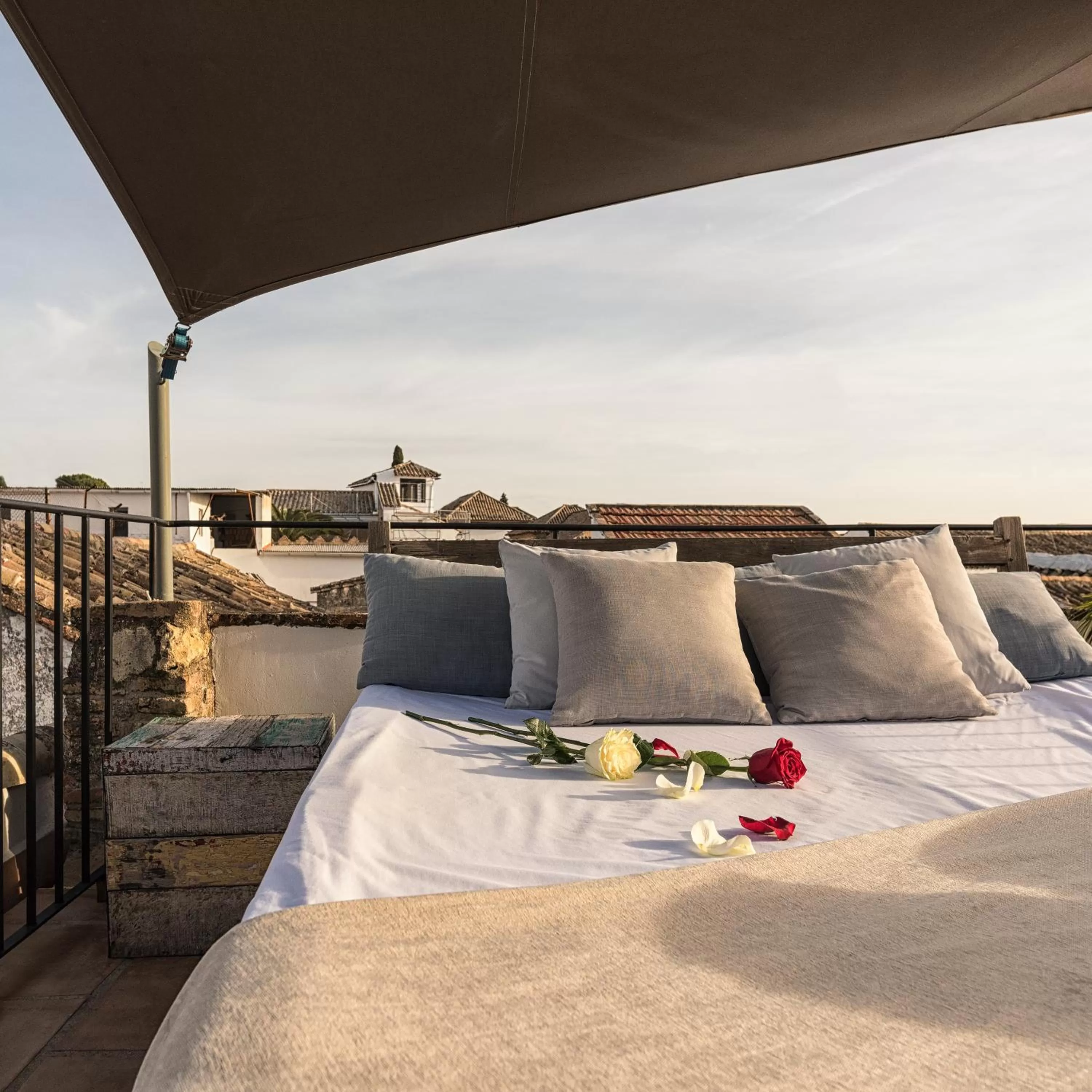 Balcony/Terrace, Bed in Balcón de Córdoba