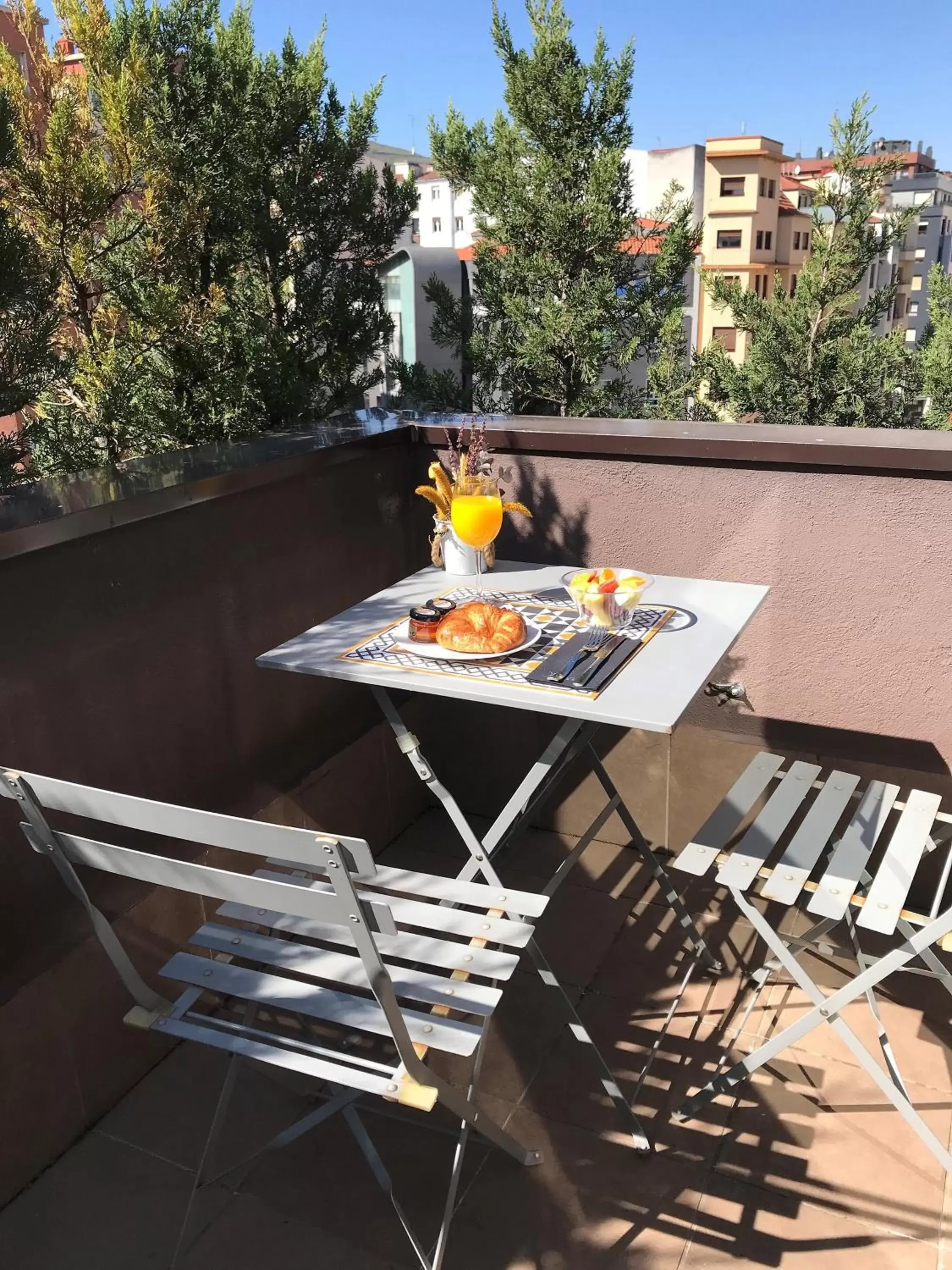 Balcony/Terrace in Hotel Silken Indautxu