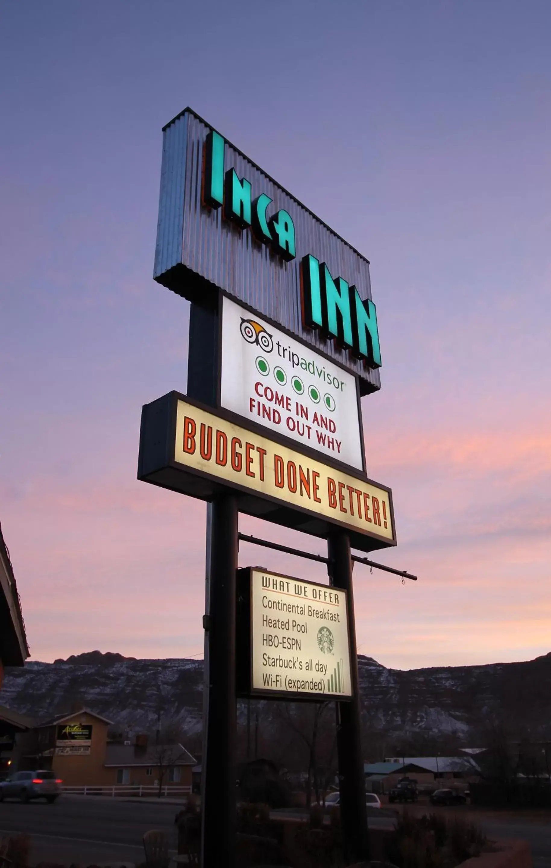 Property logo or sign in Inca Inn Moab