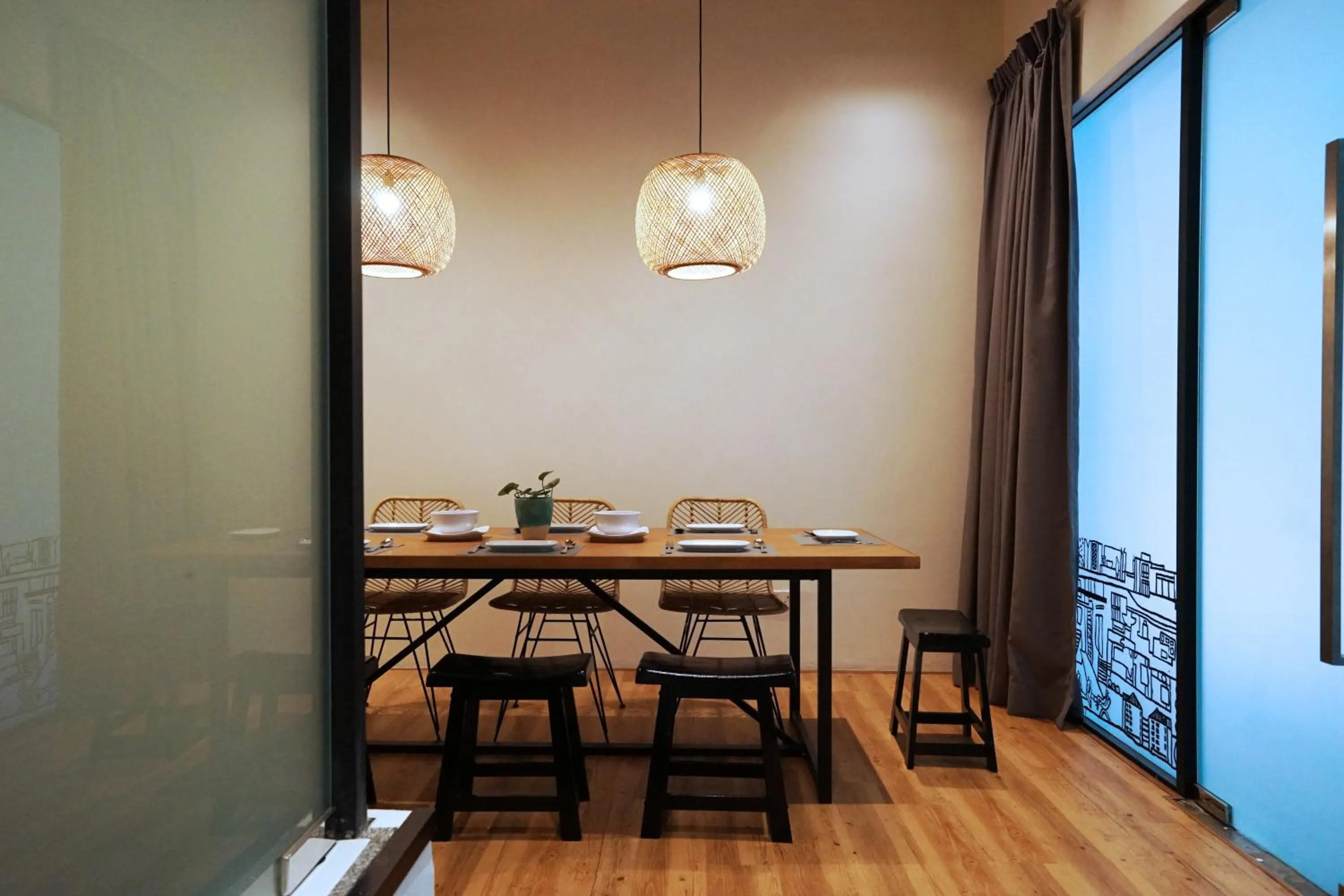 Dining area in Chaos Boutique Hotel Kuala Lumpur