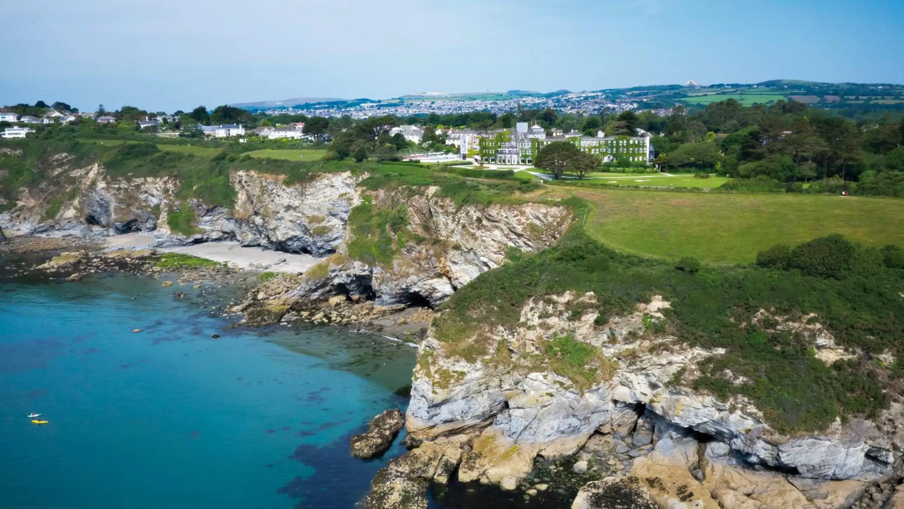 Bird's eye view, Natural Landscape in The Carlyon Bay Hotel and Spa