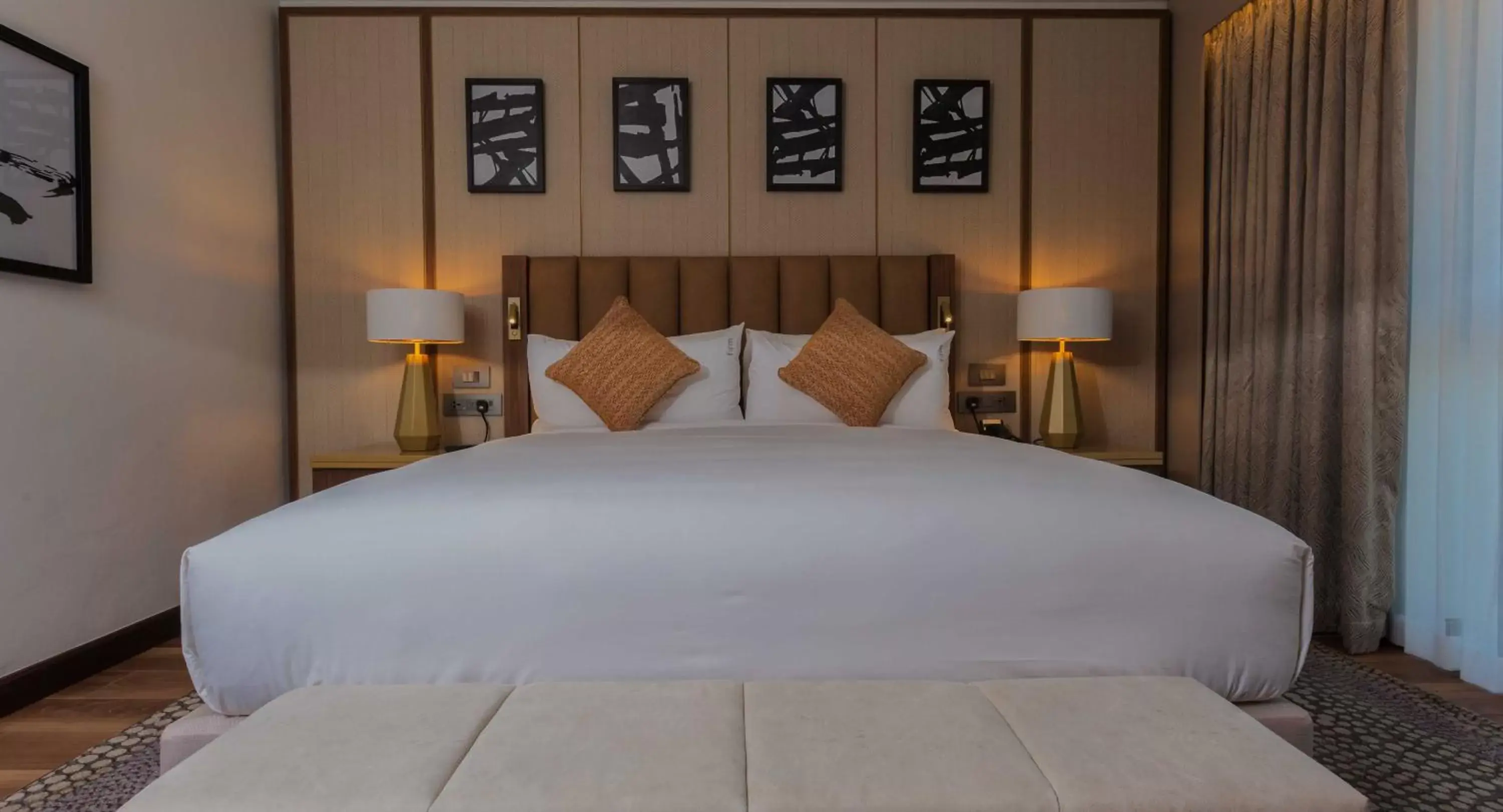 Bed in InterContinental Lusaka, an IHG Hotel