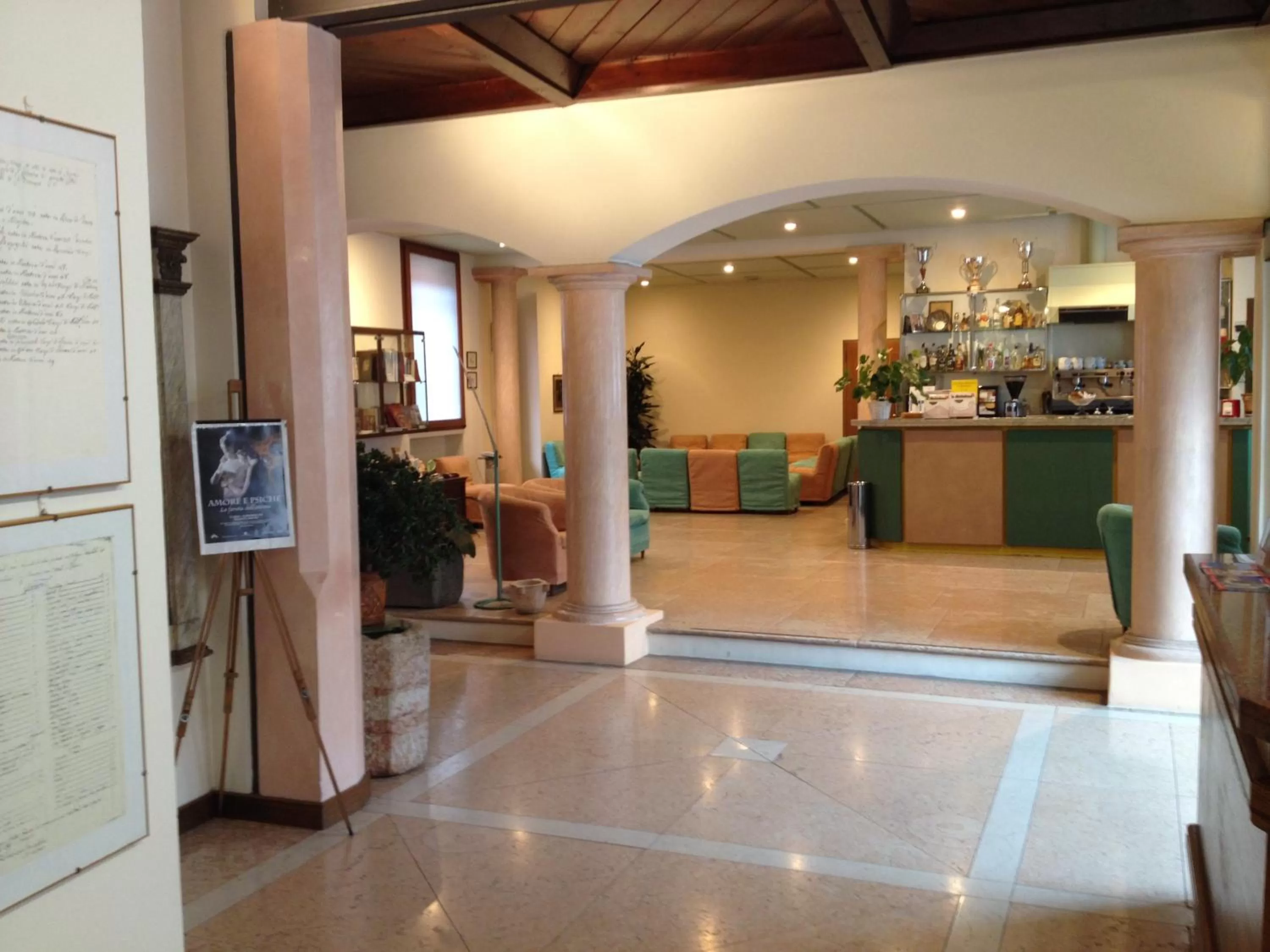 Lobby or reception in Albergo Bianchi Stazione