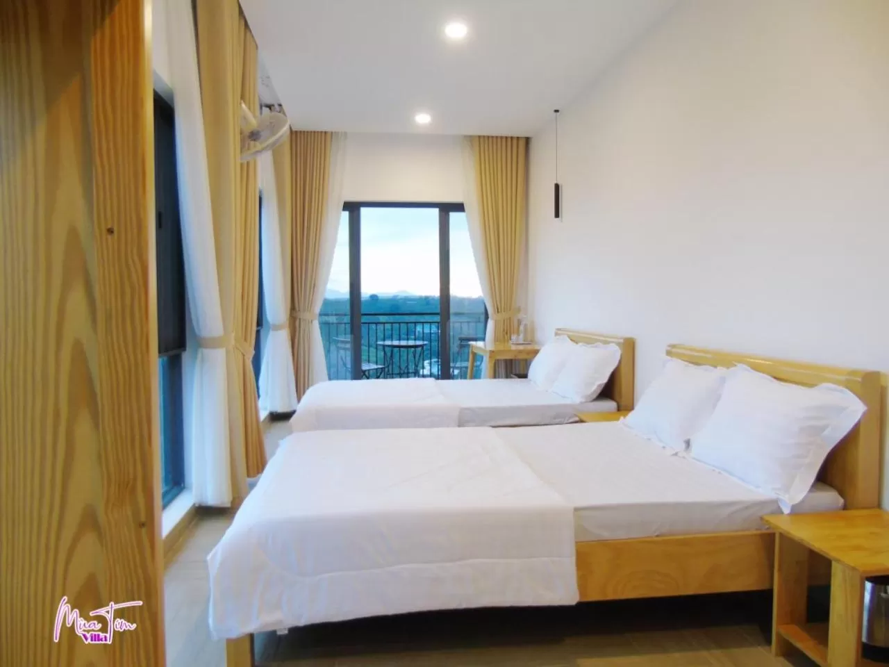 Bed in Mùa Tím Villa