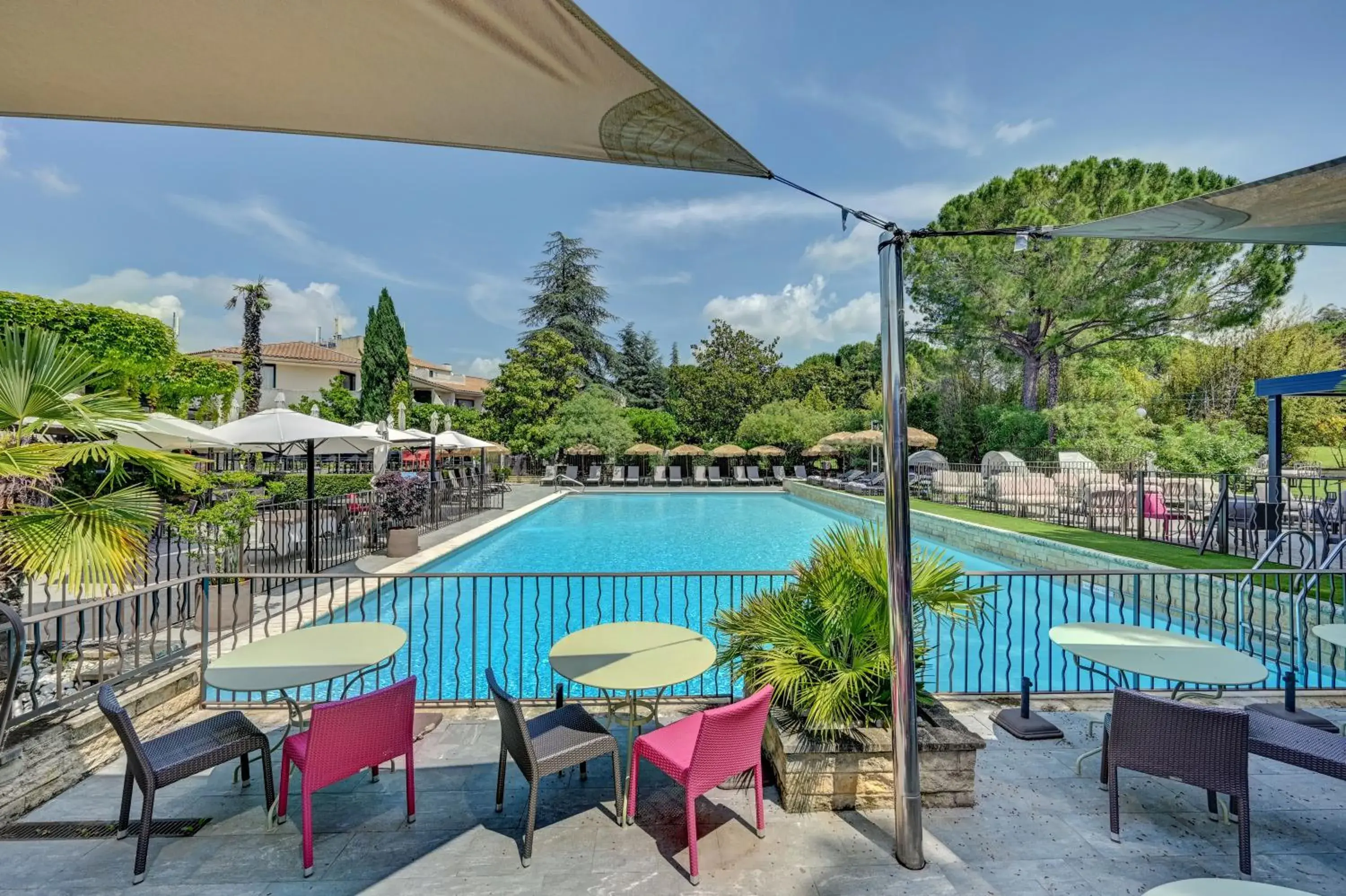 Patio, Pool View in Best Western Sevan Parc Hotel