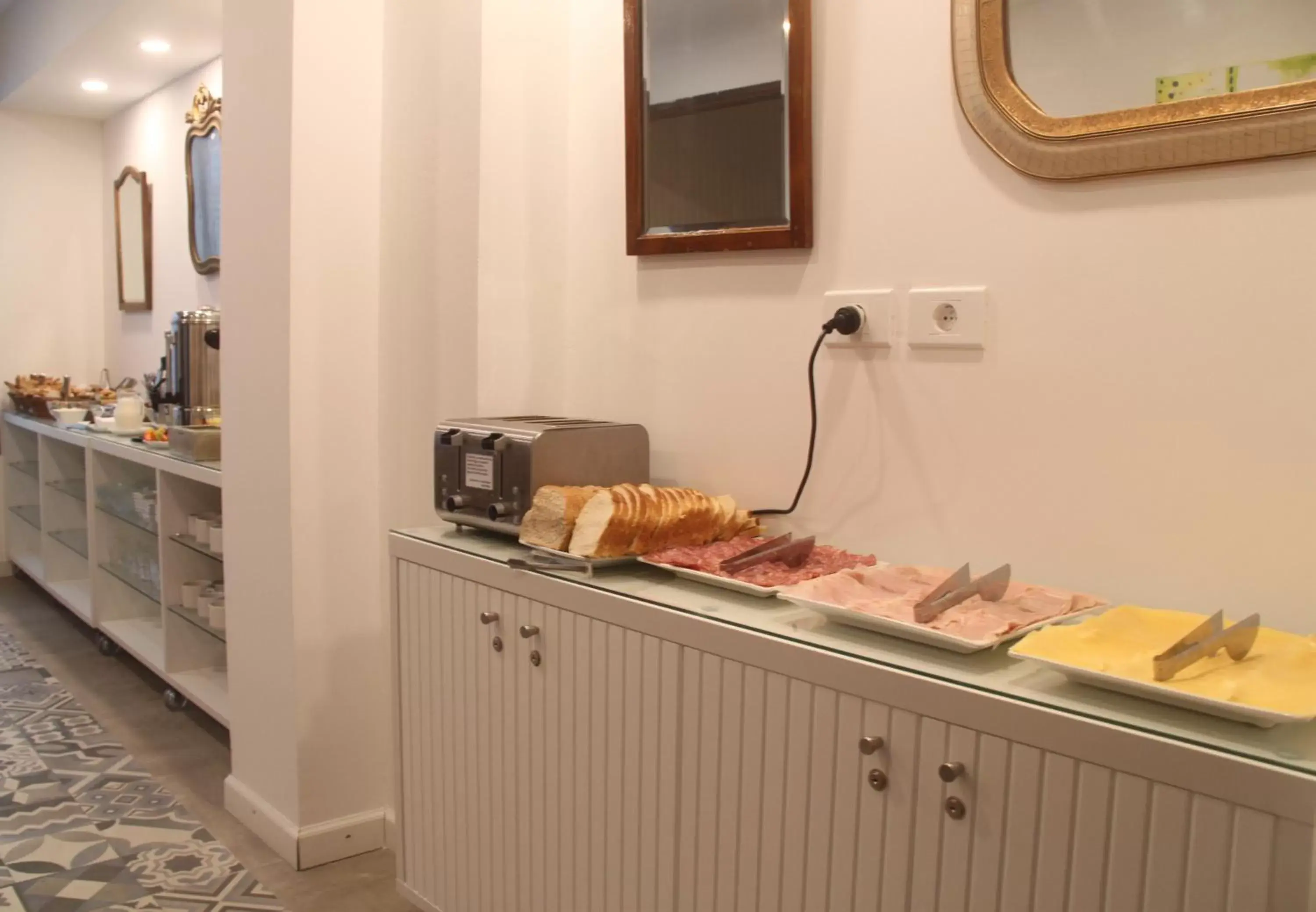 Buffet breakfast in Hotel Milano Buffet breakfast in Hotel Milano