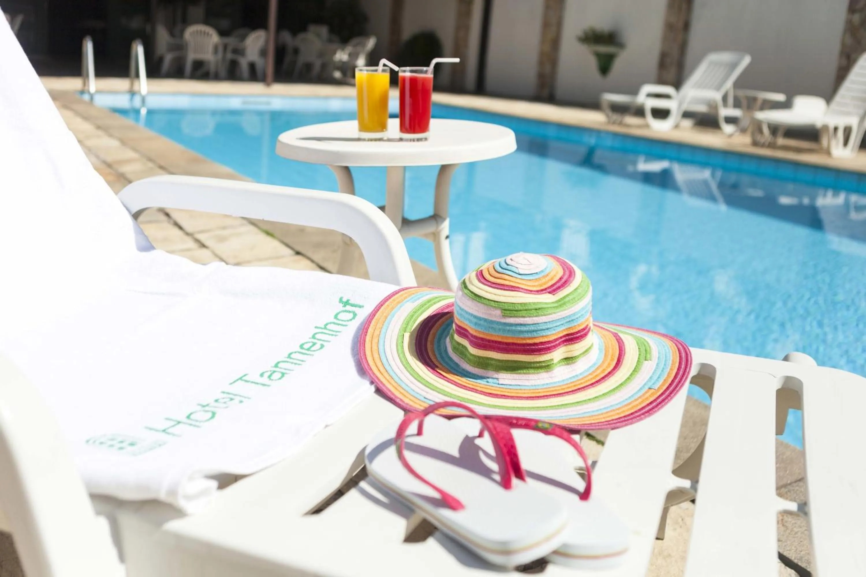 Swimming pool in Hotel Tannenhof