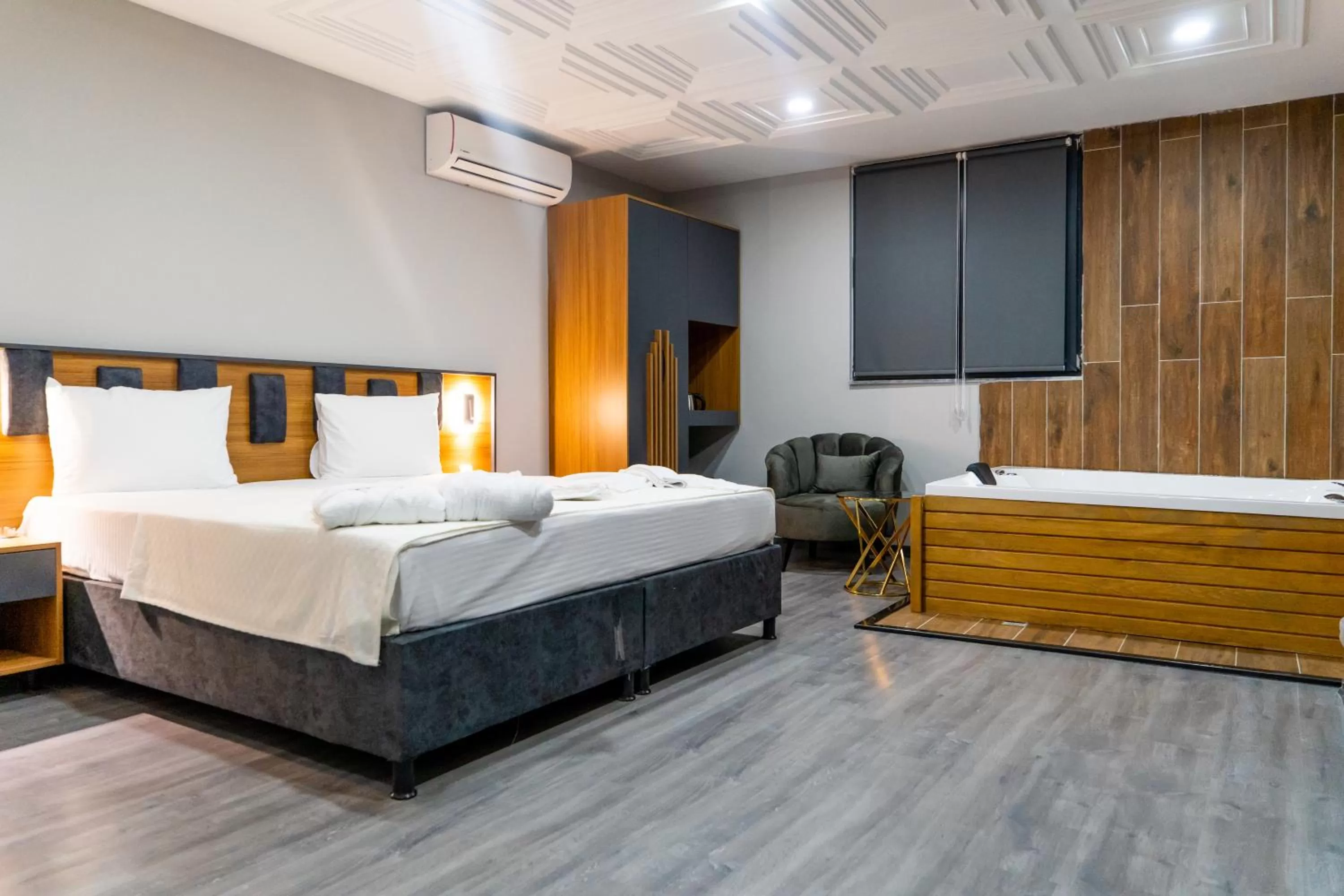 Bed in GRAND MOON HOTEL