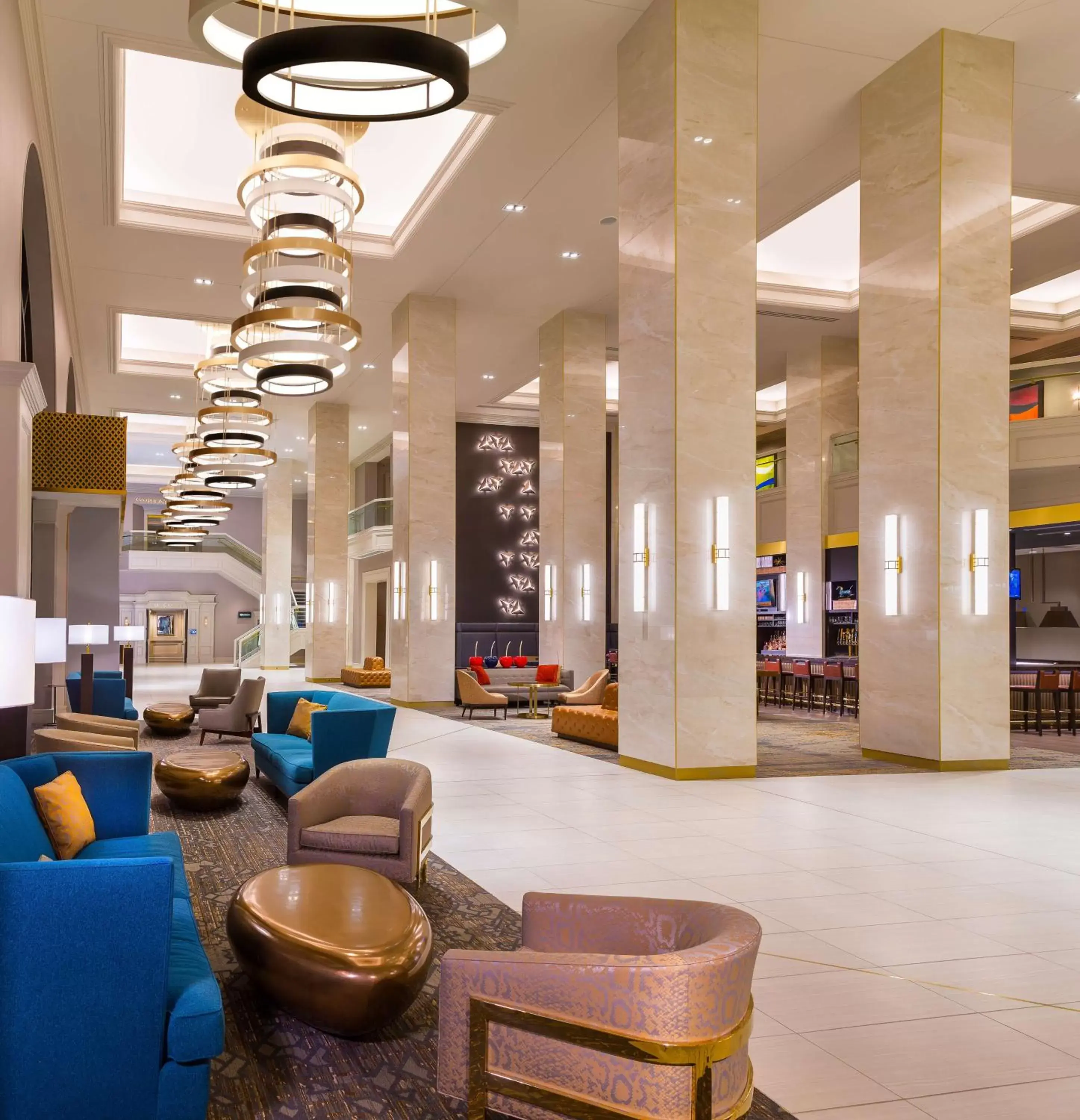 Lobby or reception in Hilton Minneapolis Lobby or reception in Hilton Minneapolis