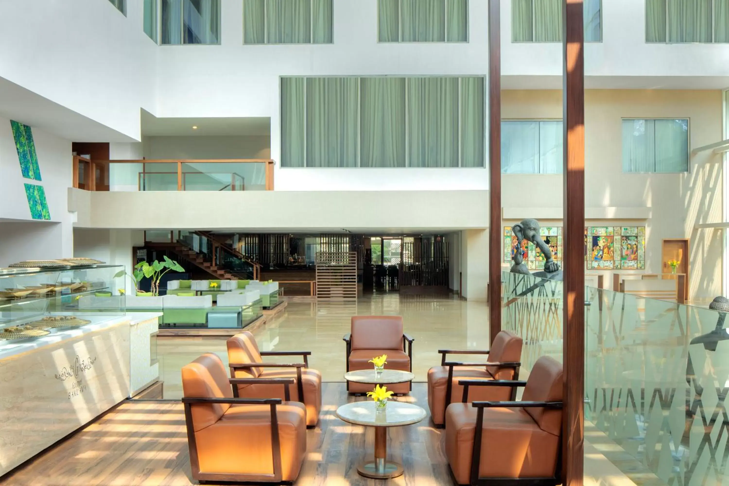 Lobby or reception in Radisson Blu Plaza Hotel Hyderabad Banjara Hills