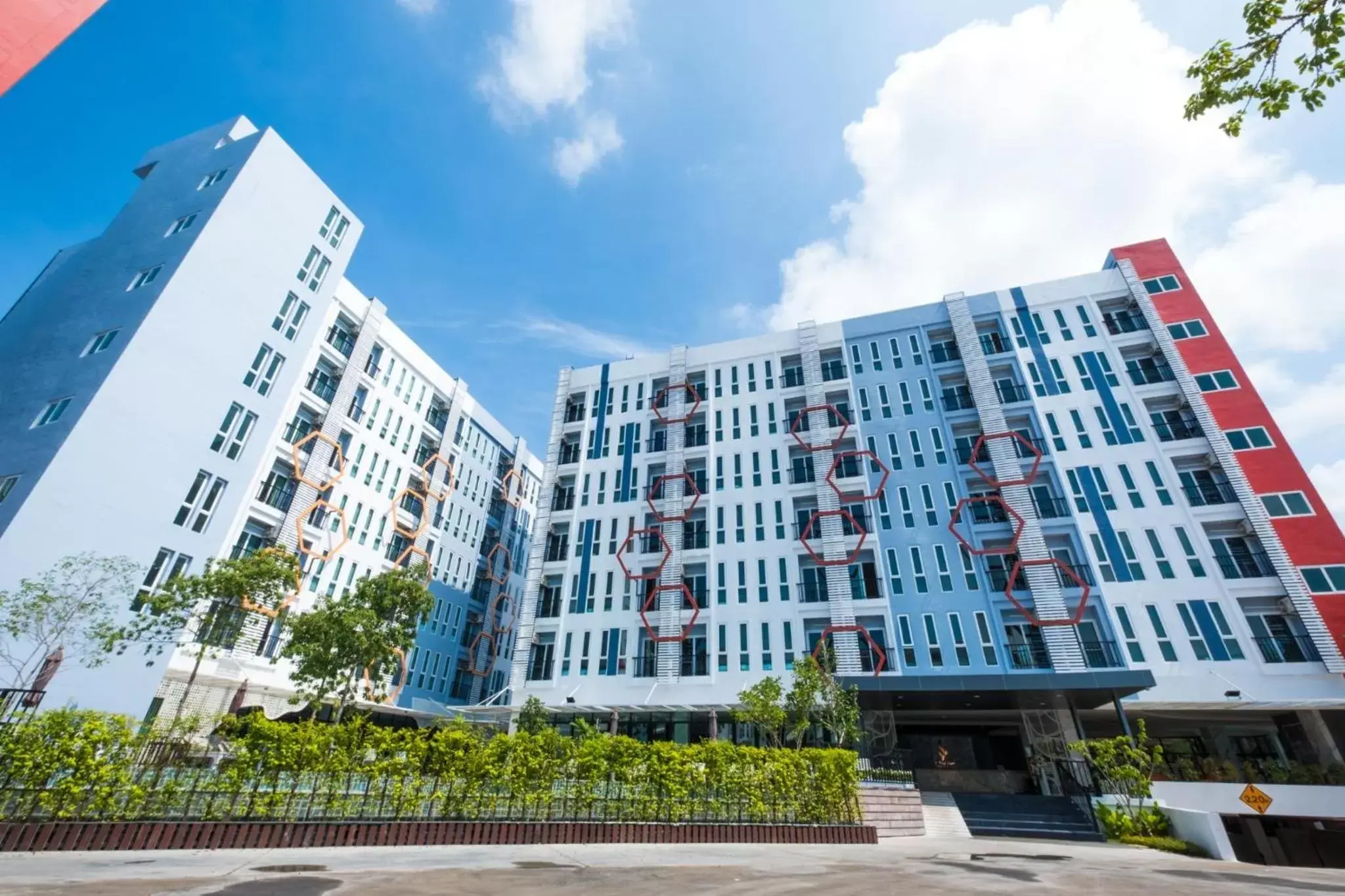 Facade/entrance, Property Building in P Plus Hotel