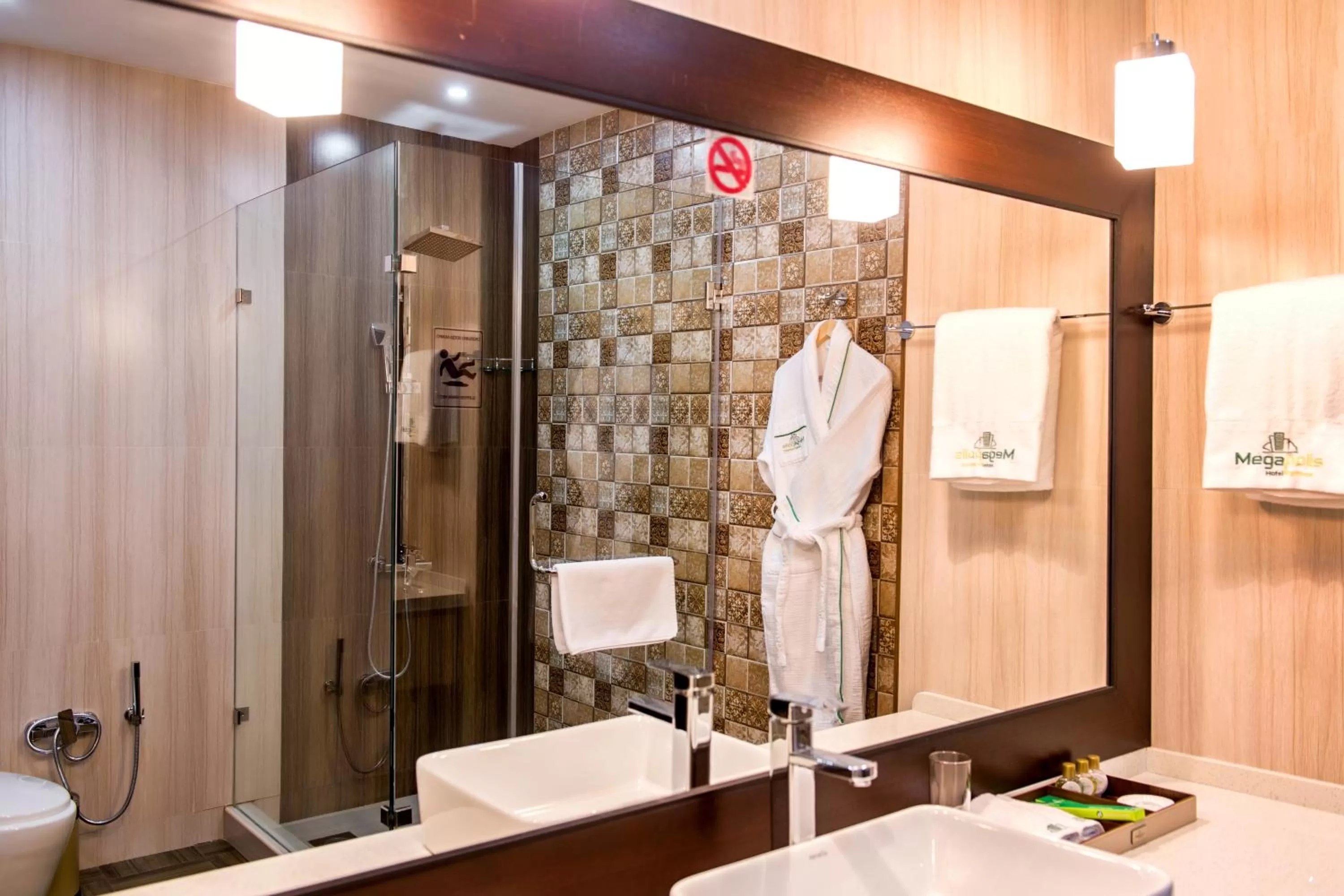 Shower in Megapolis Hotel Shymkent
