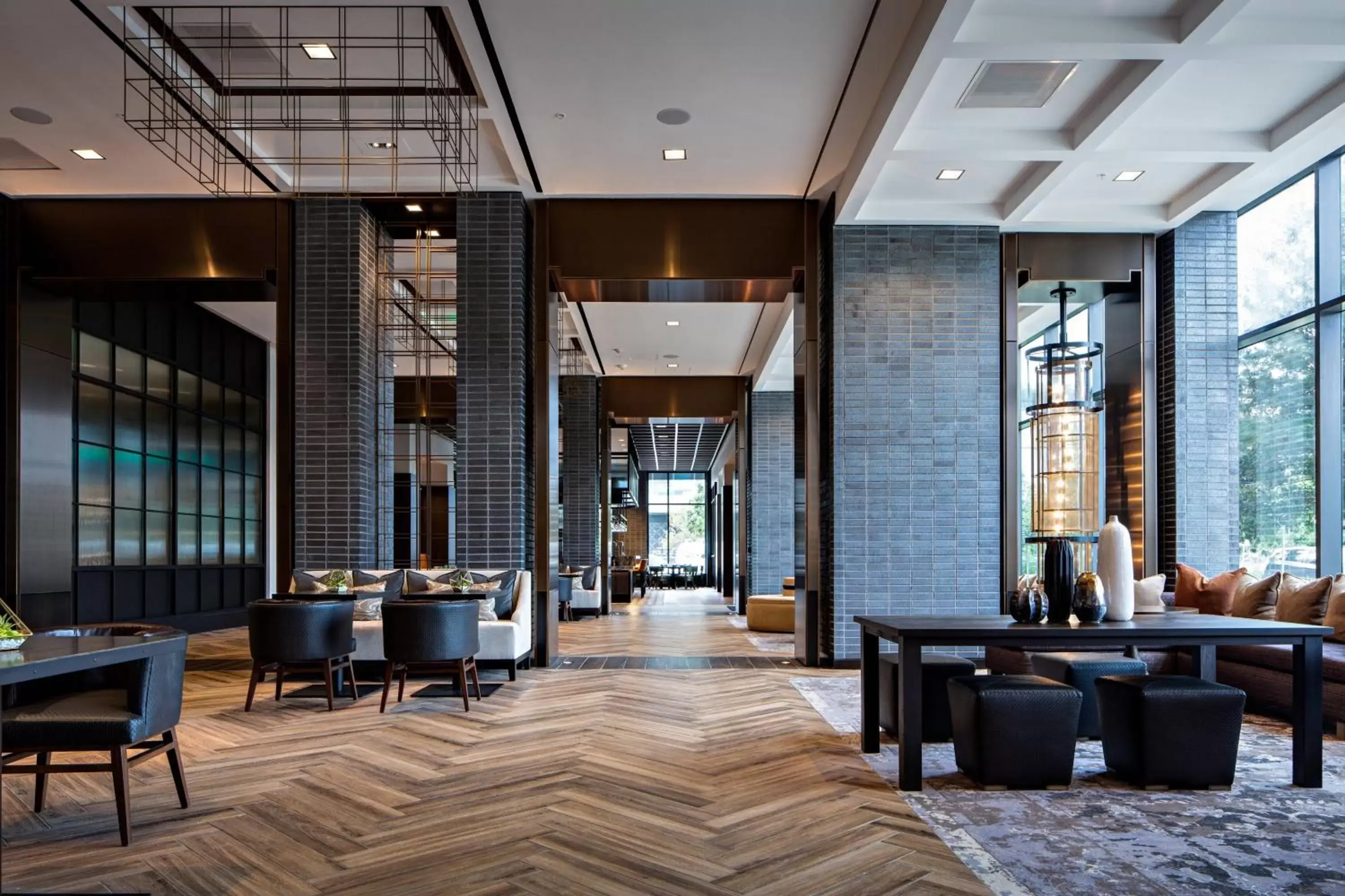 Lobby or reception in Houston CityPlace Marriott at Springwoods Village