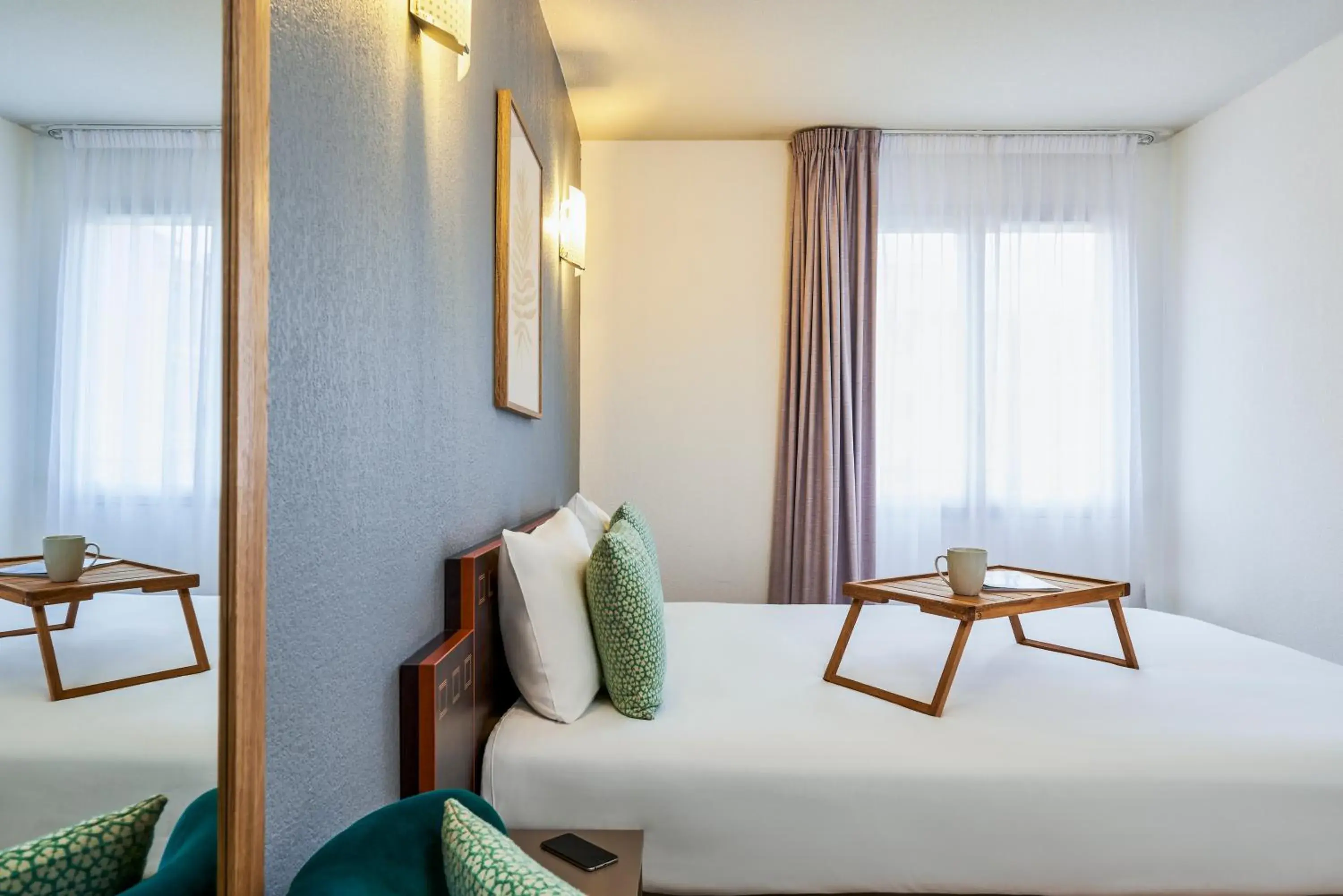 Photo of the whole room, Bed in Aparthotel Adagio Access Nice Acropolis Photo of the whole room, Bed in Aparthotel Adagio Access Nice Acropolis