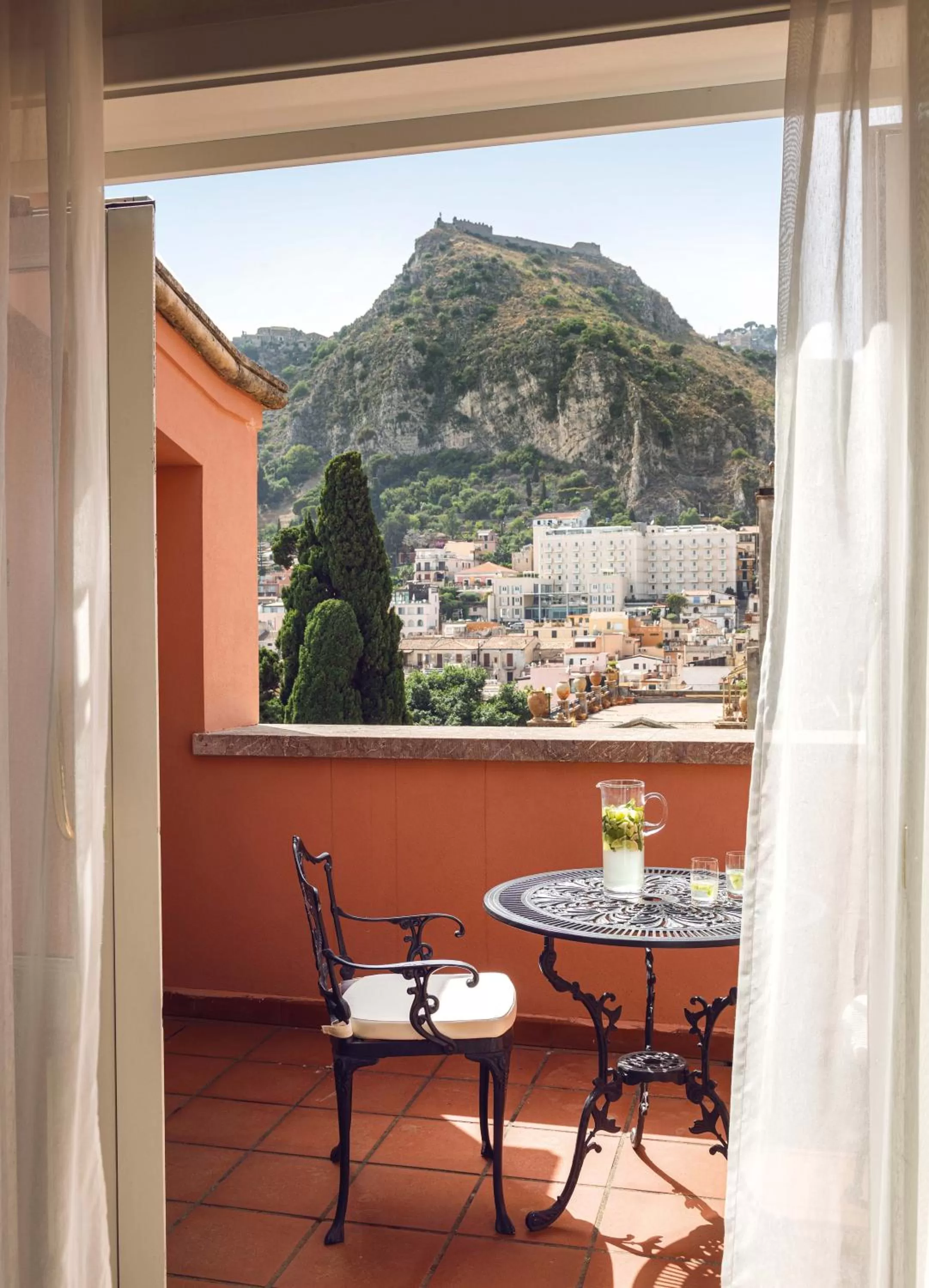 Balcony/Terrace in Grand Hotel Timeo, A Belmond Hotel, Taormina
