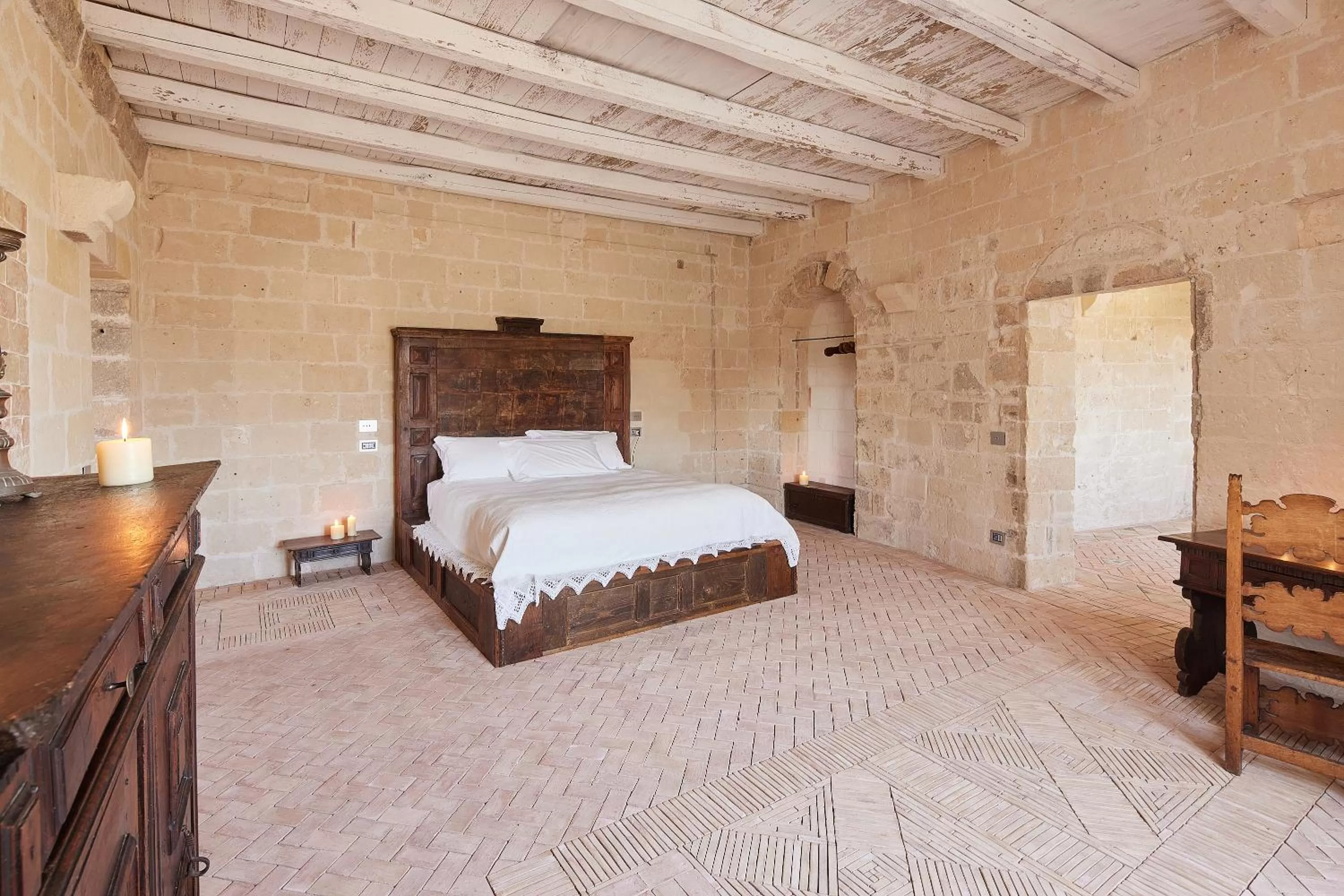 Bed in Sextantio Le Grotte Della Civita