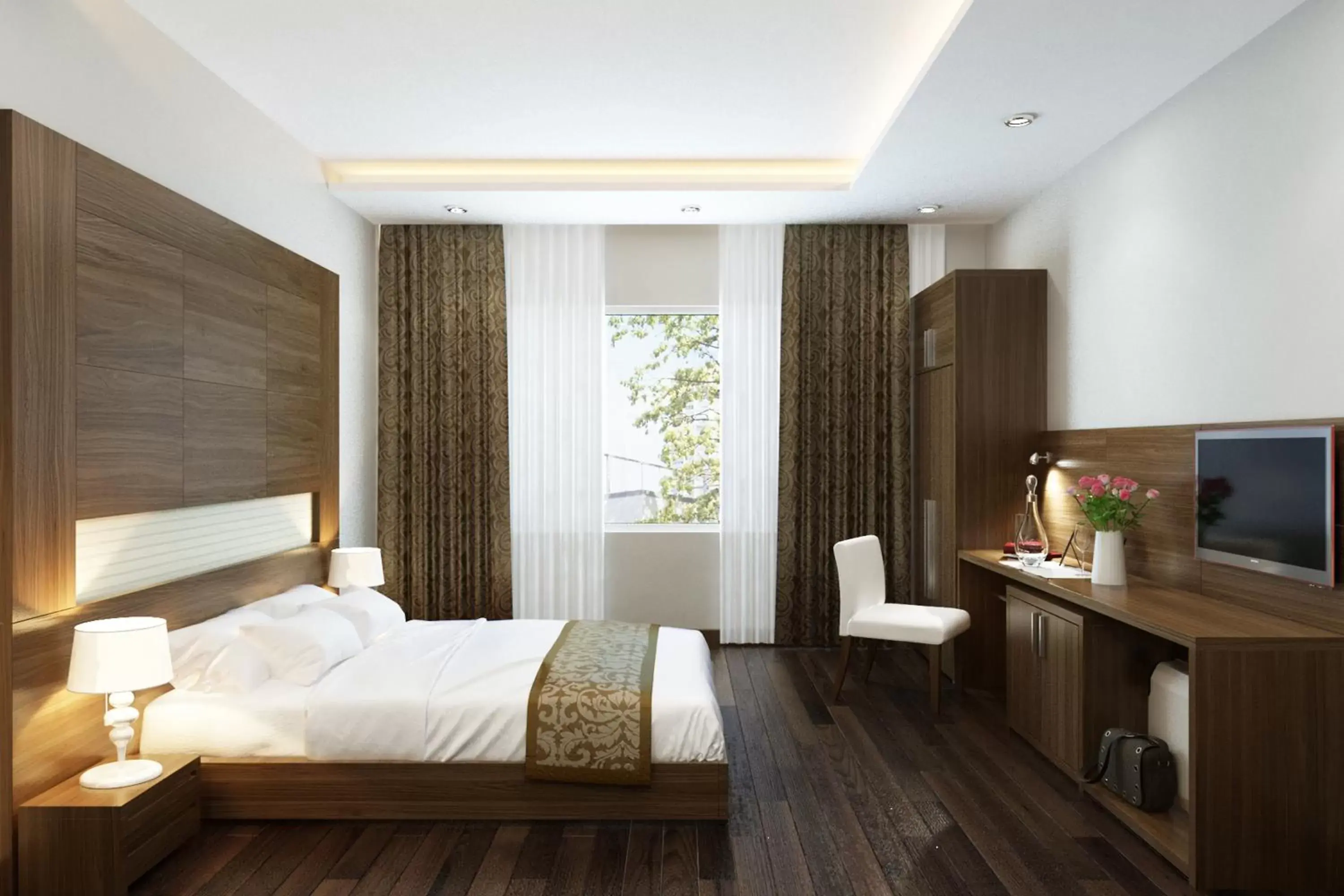 Bedroom in Eco Luxury Hotel Hanoi
