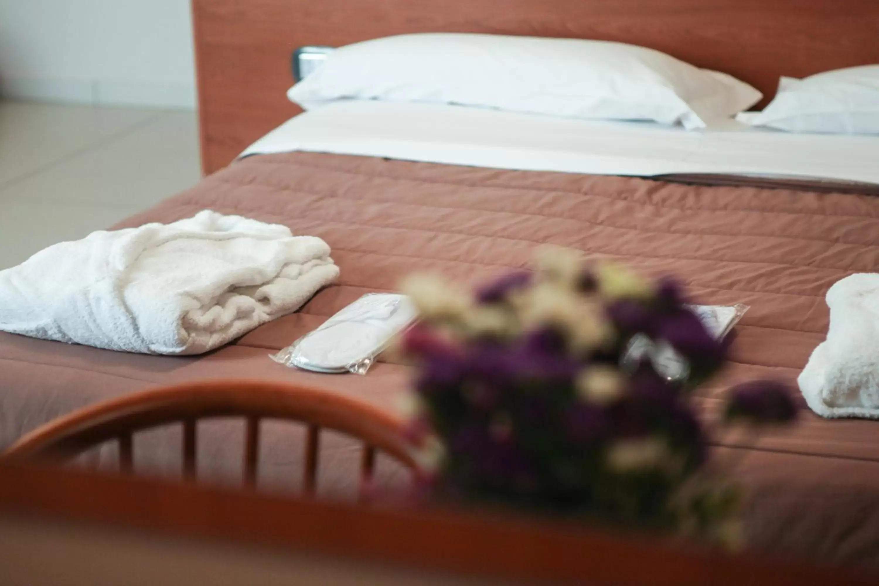 Bed in Hotel Ruffirio