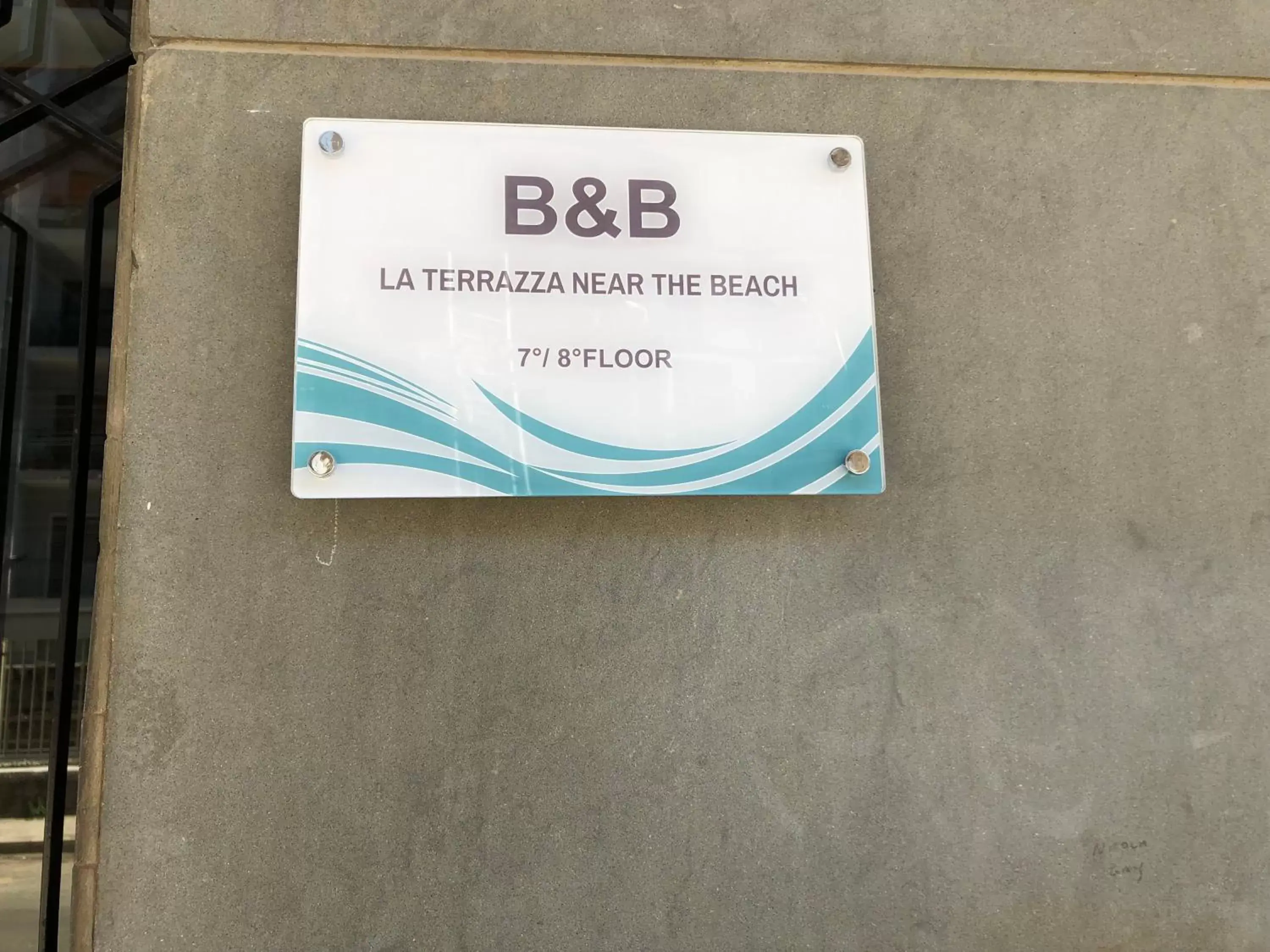 Logo/Certificate/Sign in B&B La Terrazza Near The Beach