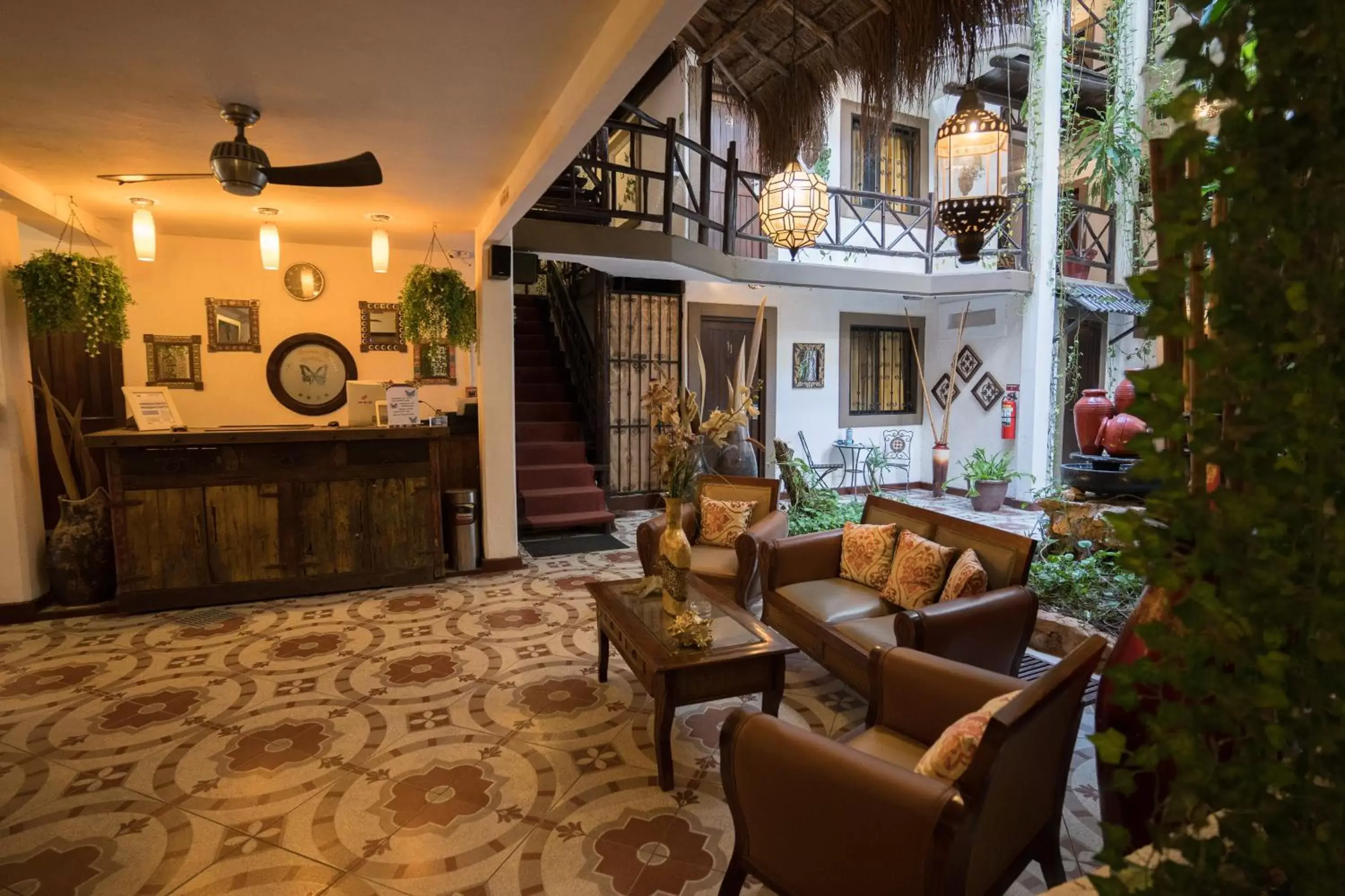 Living room, Lobby/Reception in Posada Mariposa Boutique Hotel - 5th Avenue