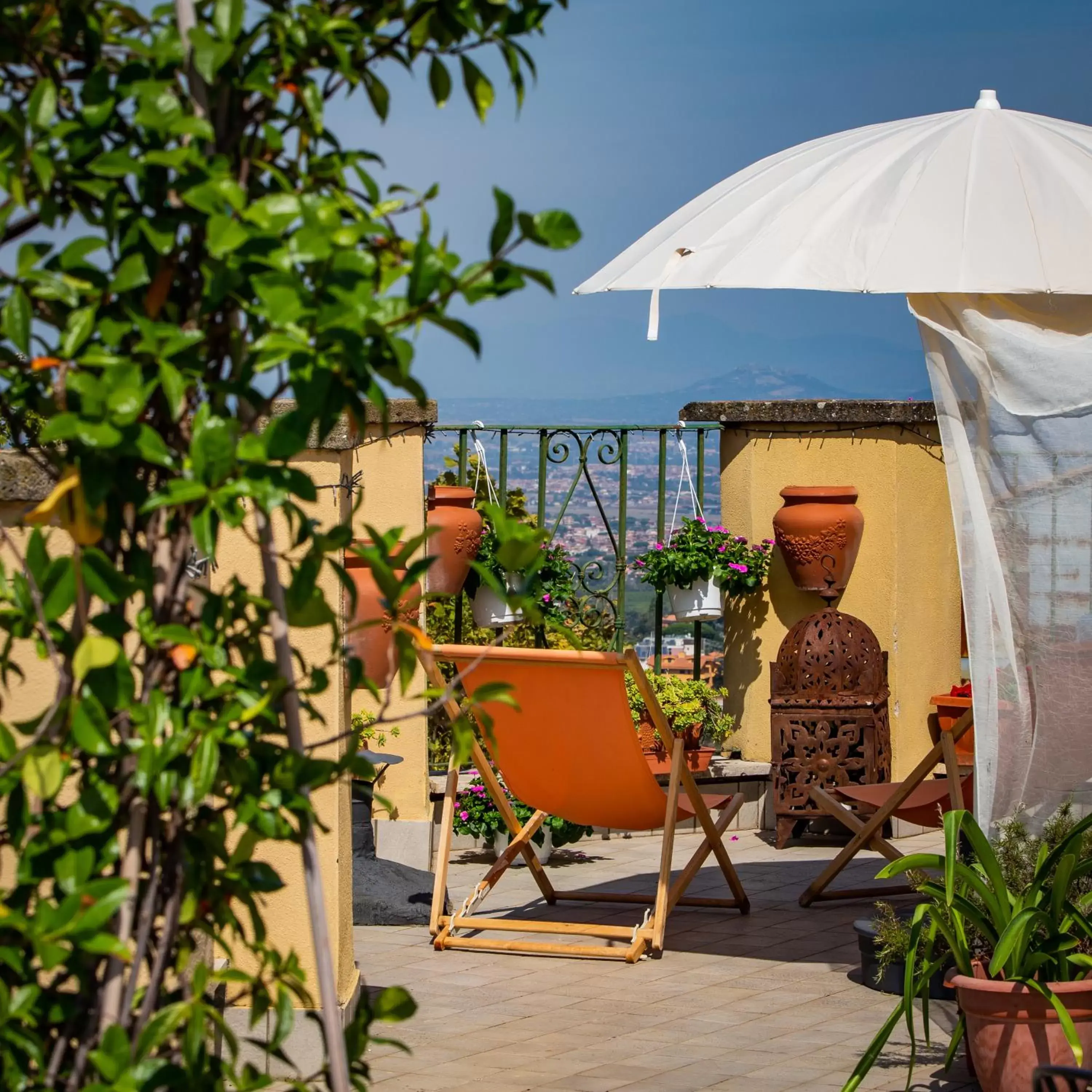 Balcony/Terrace in B&B Buonfiglio Cicconcelli - Terrazza panoramica